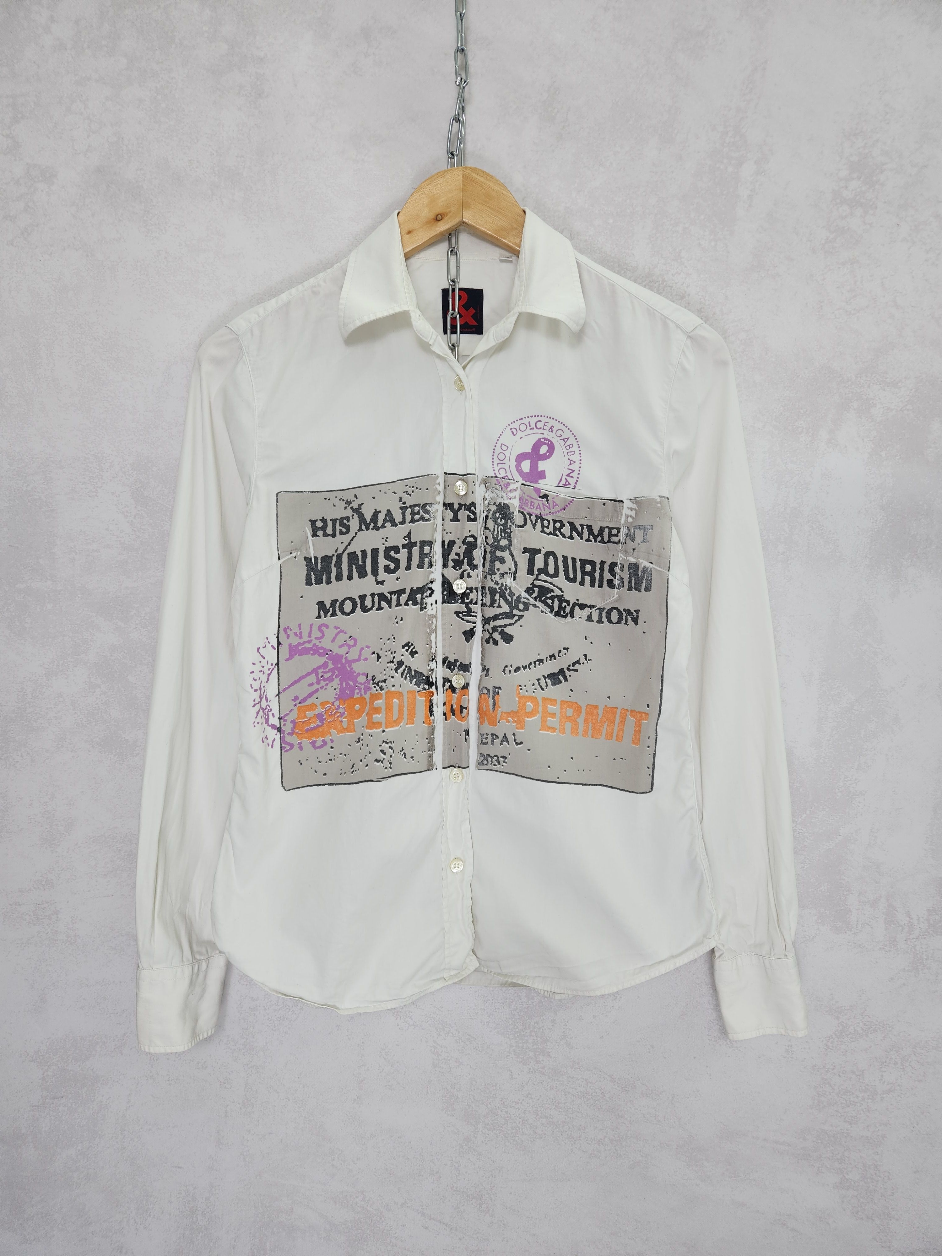 Dolce & Gabbana Dolce Gabbana expedition shirt button ups Size M / US 6-8 / IT 42-44 - 1 Thumbnail