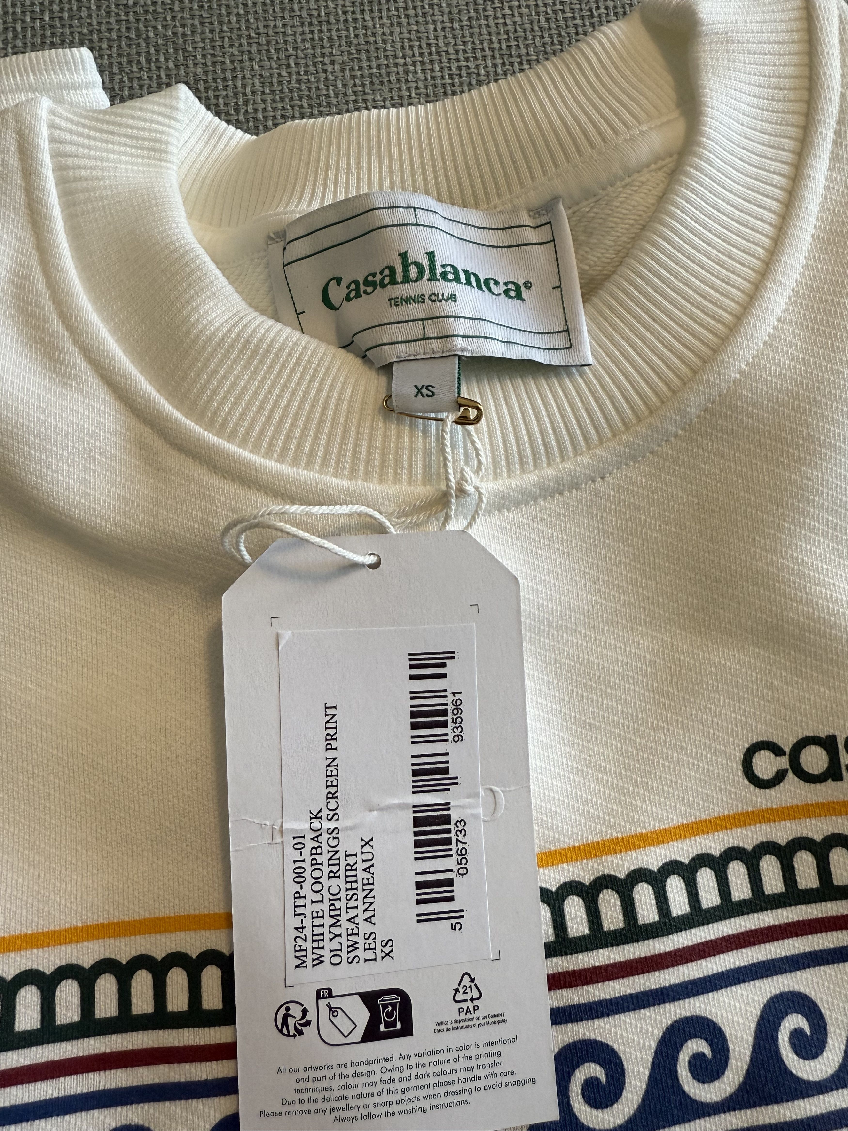 Casablanca *MSG TO OFFER* OLYMPIC RINGS SWEATSHIRT BNWT Size US M / EU 48-50 / 2 - 4 Thumbnail