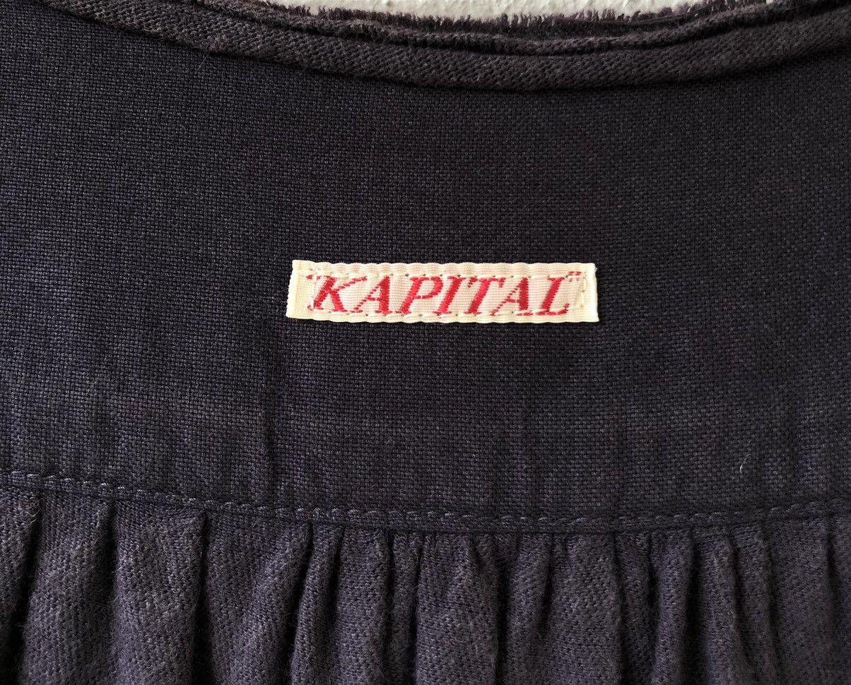 Kapital KAPITAL Japan Rare Distressed Cotton Tunic Dress Size S / US 4 / IT 40 - 21 Thumbnail