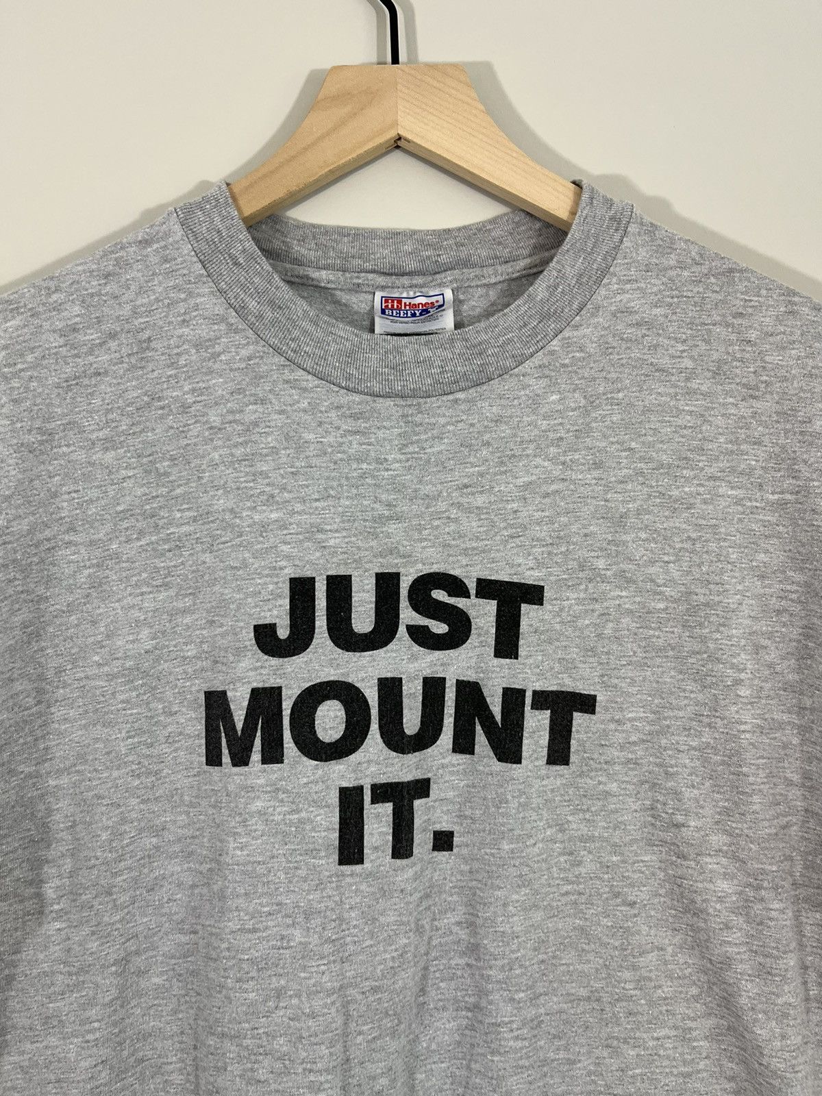 Vintage Vintage Nike Parody Just Mount It Sex Joke Tee Size US XL / EU 56 / 4 - 2 Thumbnail