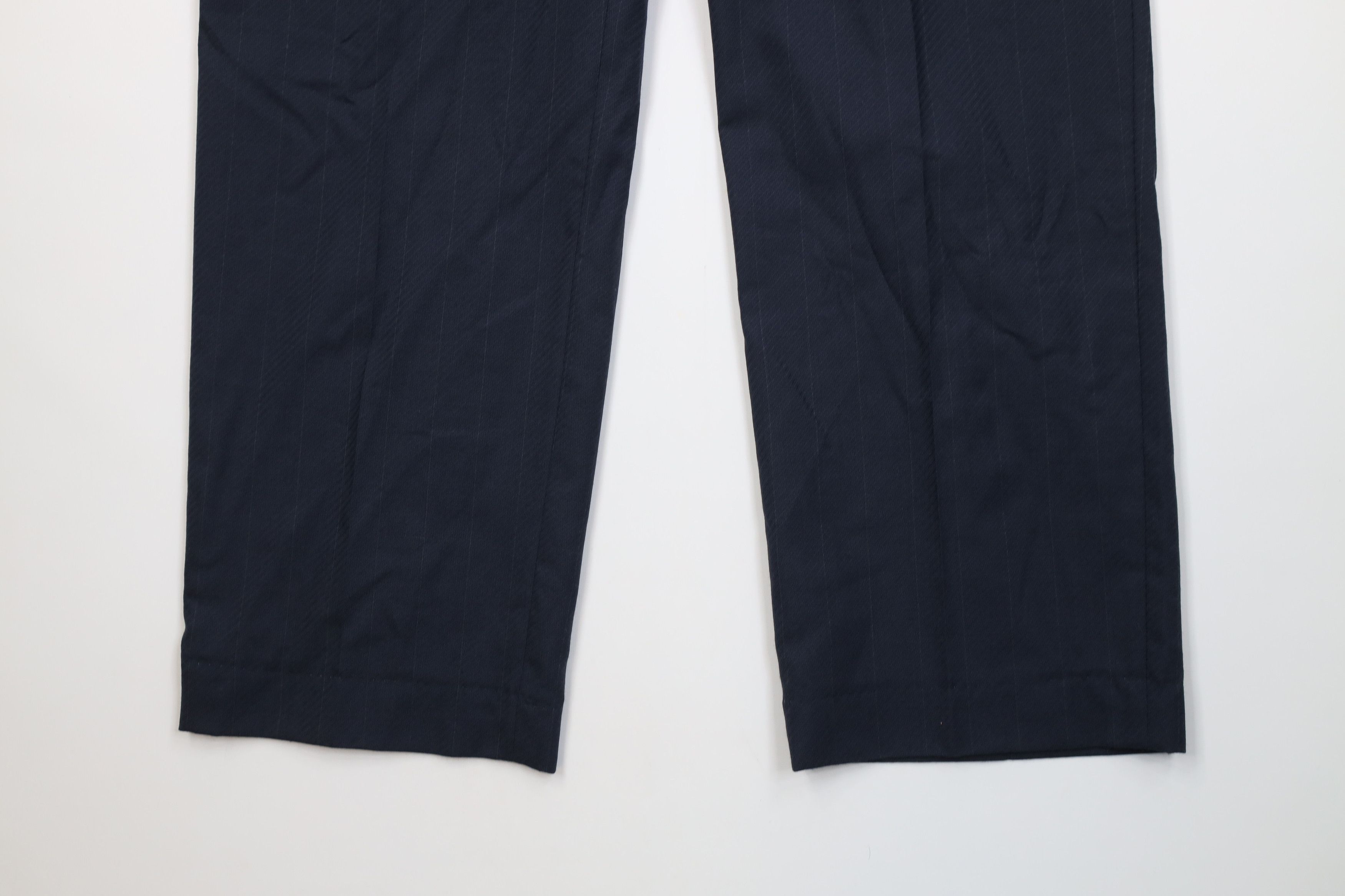 Vintage Vintage 70s Streetwear Knit Flared Wide Leg Chino Pants Blue Size US 40 / EU 56 - 4 Thumbnail