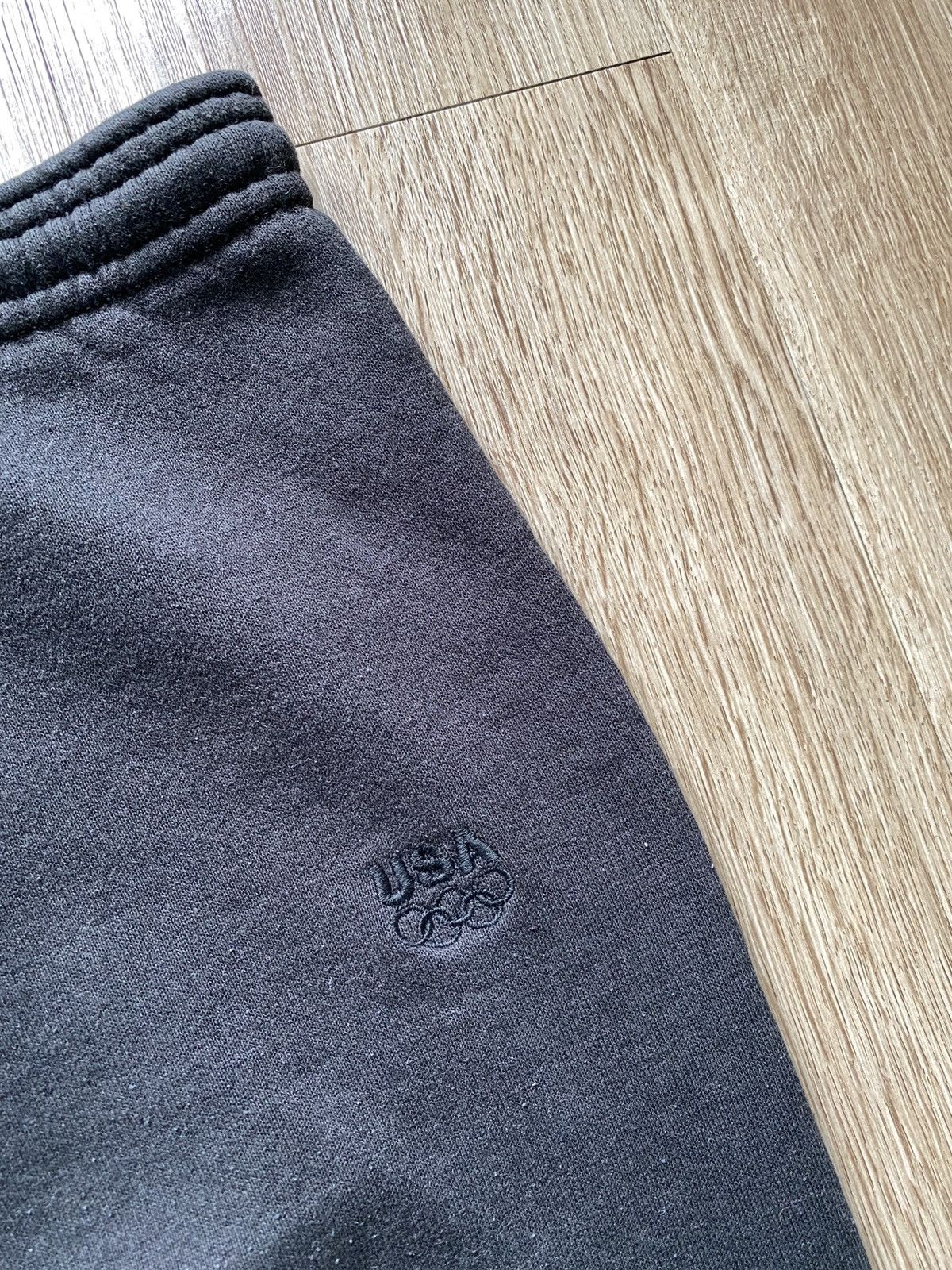 USA Olympics Vintage 90s USA Black Sweatpants Size US 34 / EU 50 - 3 Thumbnail