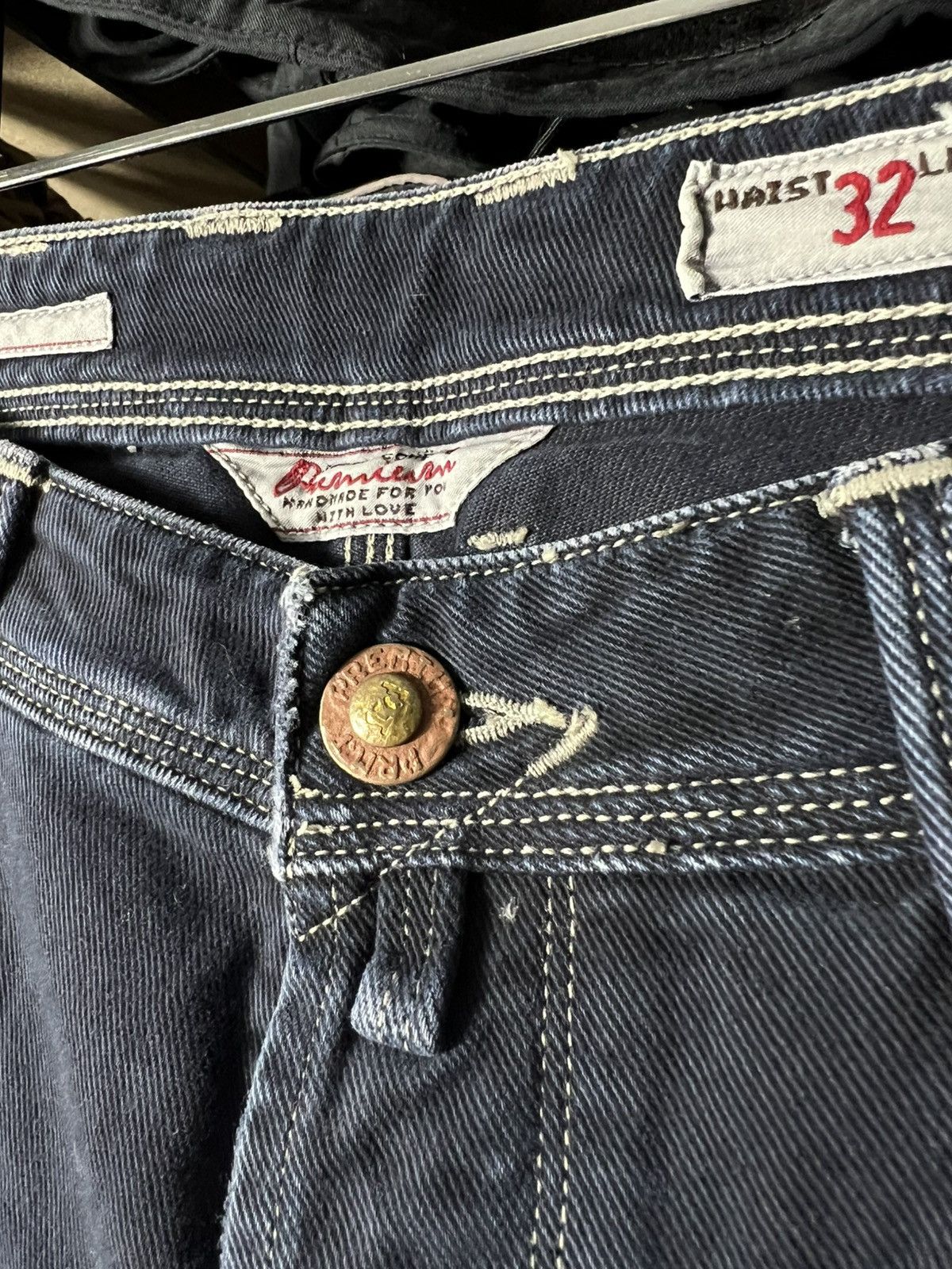 Jacob Cohen Jacob Cohen Premium Edition Denim Jeans Distressed Dark Blue Size US 32 / EU 48 - 14 Thumbnail