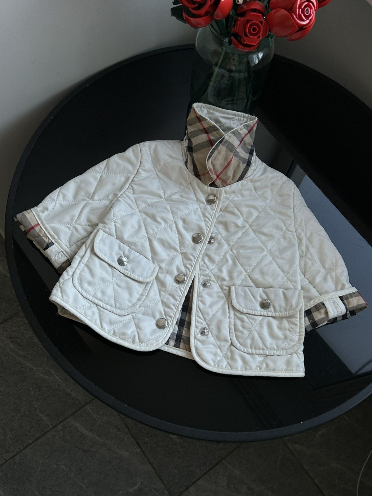 Burberry Vintage jacket quilted burberry brit gray kids Size XXS / US 00 / IT 34 - 3 Thumbnail