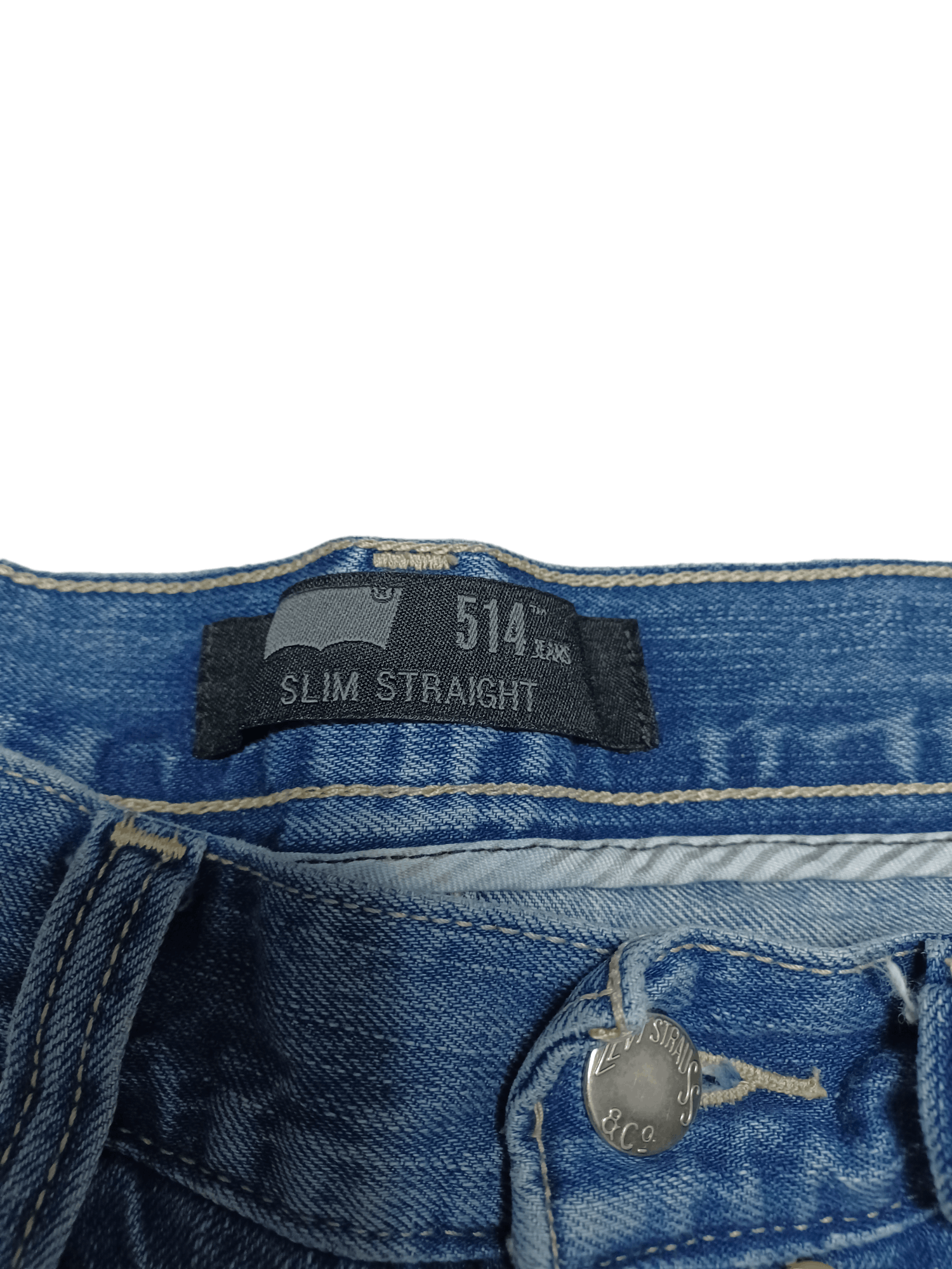 Levi's Vintage Clothing VINTAGE LEVIS 514 DISTRESSED SLIM STRAIGHT JEANS JAPANESE Size US 31 - 6 Thumbnail
