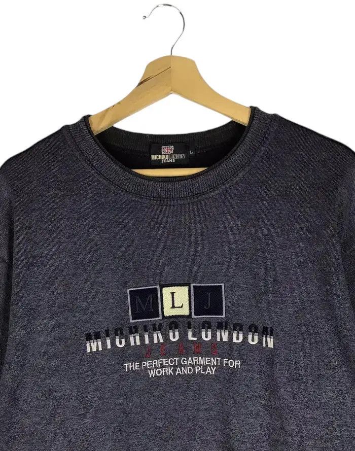 Michiko Koshino London Michiko London Jean Sweatshirts Size US L / EU 52-54 / 3 - 3 Thumbnail
