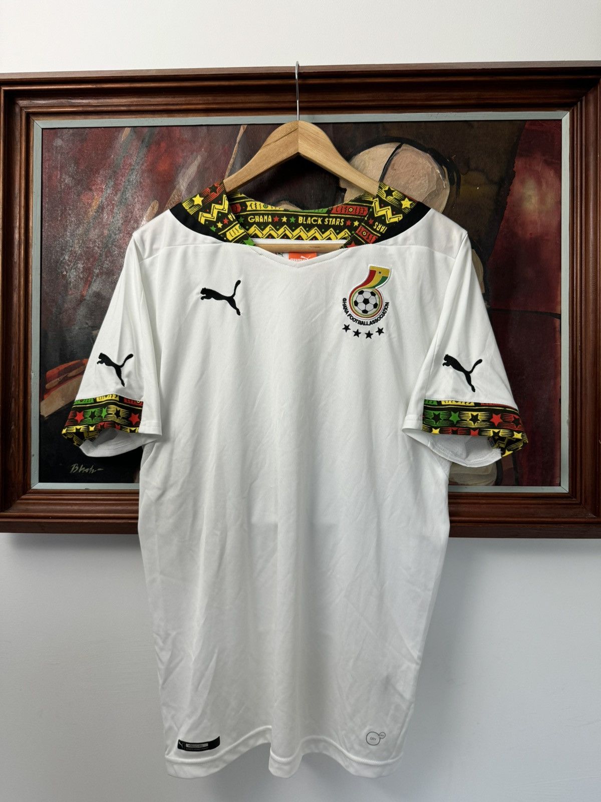 Puma 2014 Ghana Home Jersey Soccer Football Streetwear Hype
