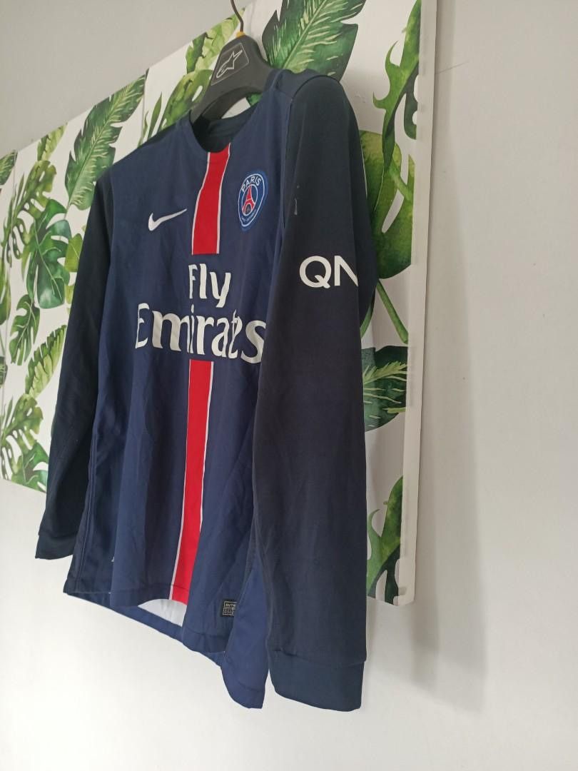 Nike PSG 2014/15 Nike LS Jersey w/ Villa #5 (M) Size US M / EU 48-50 / 2 - 2 Thumbnail