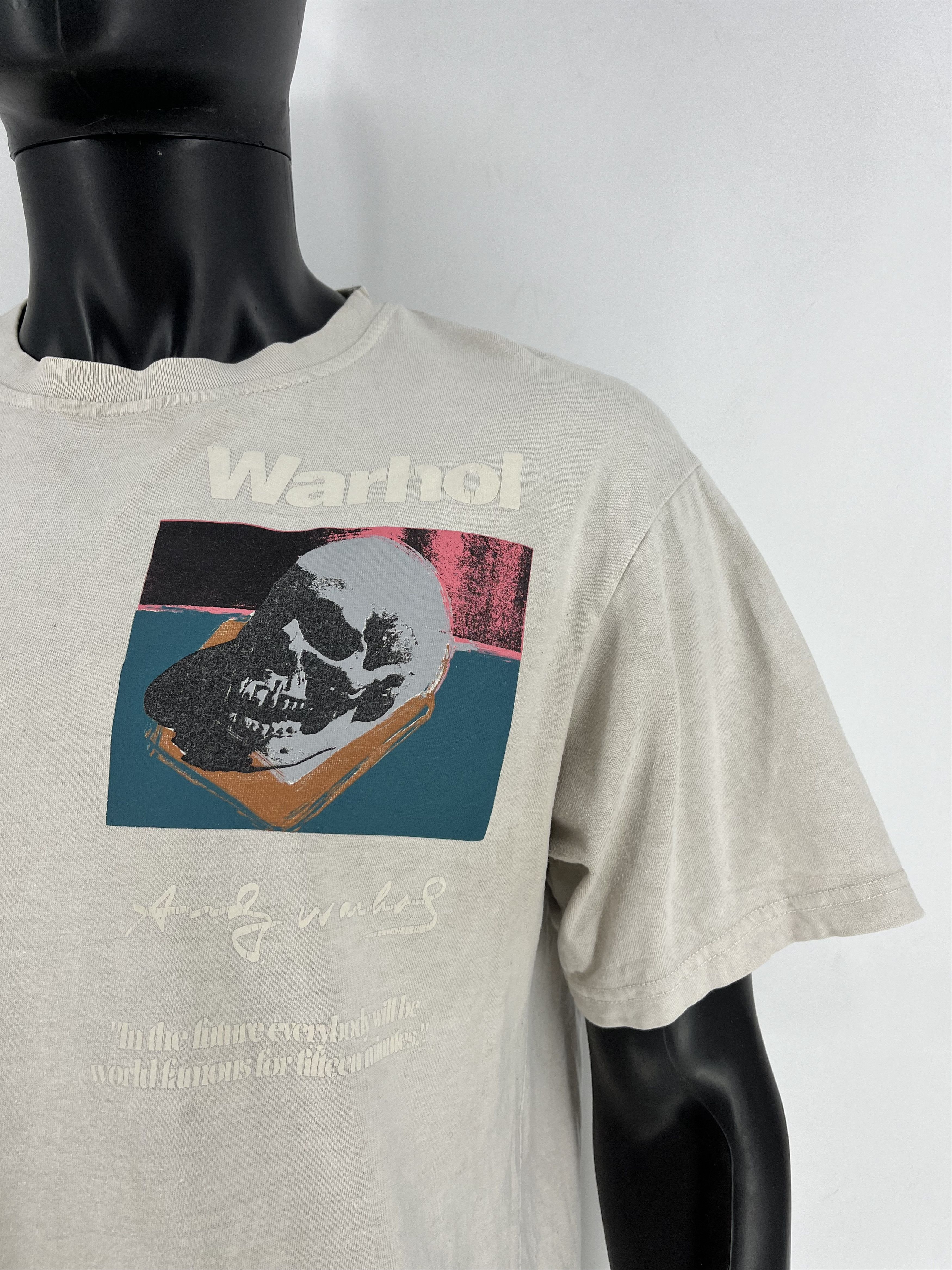Andy Warhol × Pull & Bear Vintage Pull&Bear Andy Warhol Tshirt Tee Size L Size US L / EU 52-54 / 3 - 7 Thumbnail