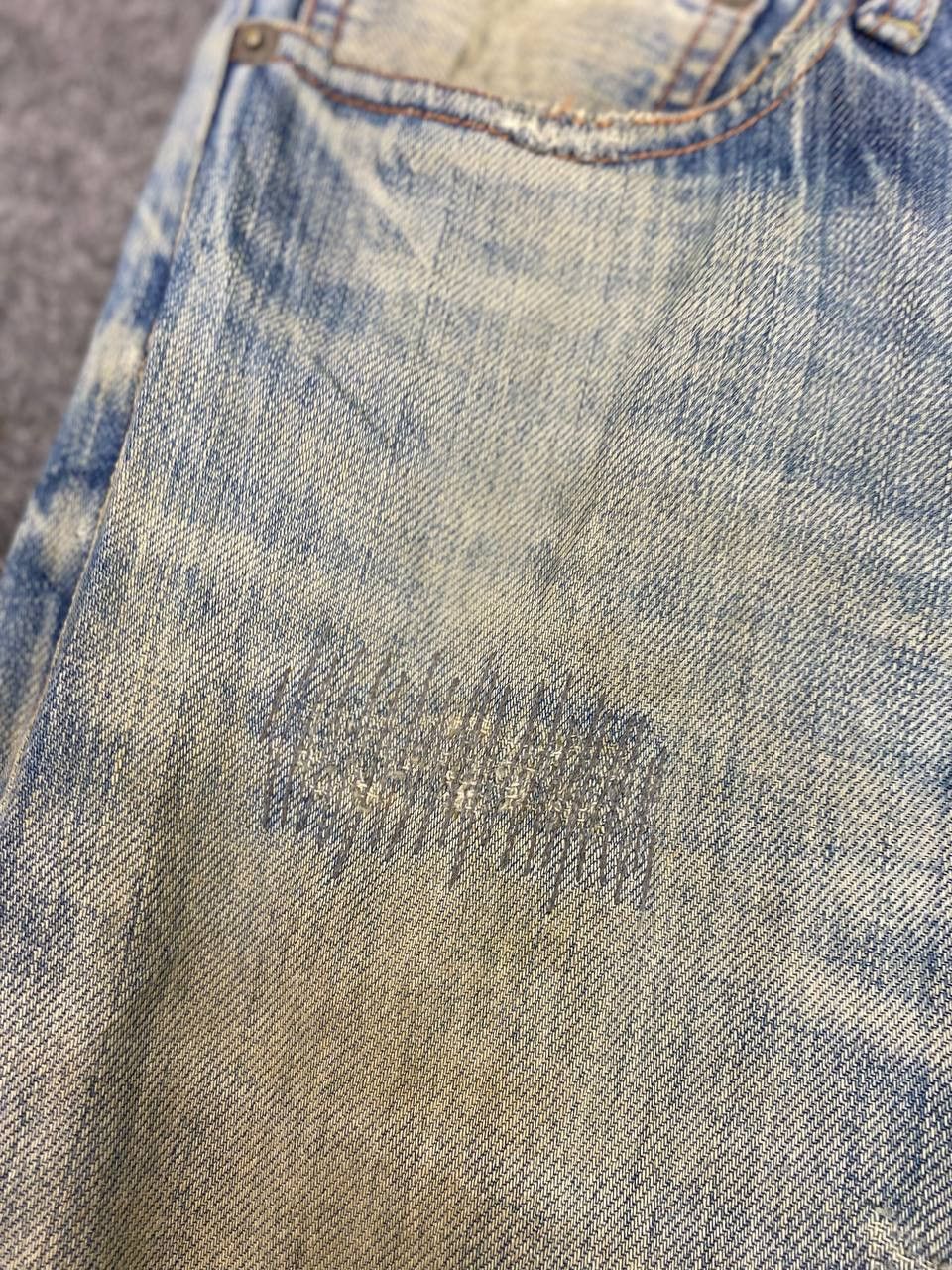 Japanese Brand united arrow green label relaxing distressed denim Size US 32 / EU 48 - 8 Thumbnail