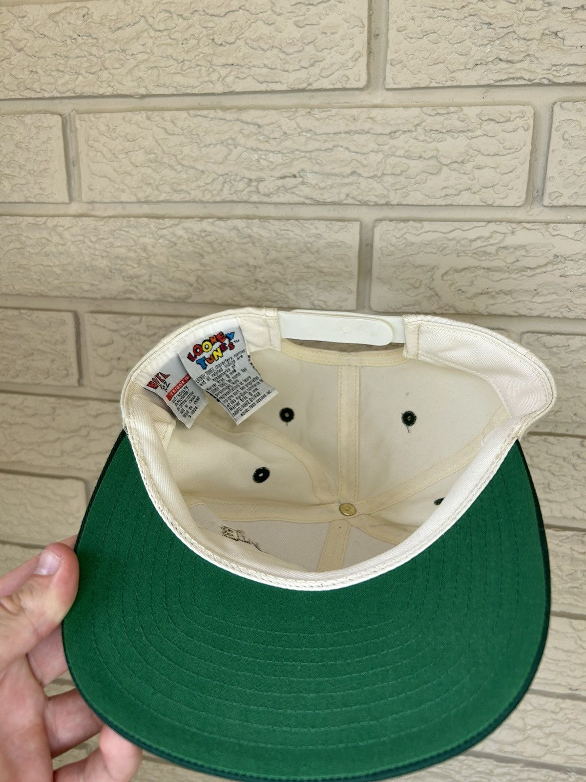 Vintage × Warner Bros Vintage 90s Looney Tunes Wile E Coyote Snapback Hat Size ONE SIZE - 6 Thumbnail