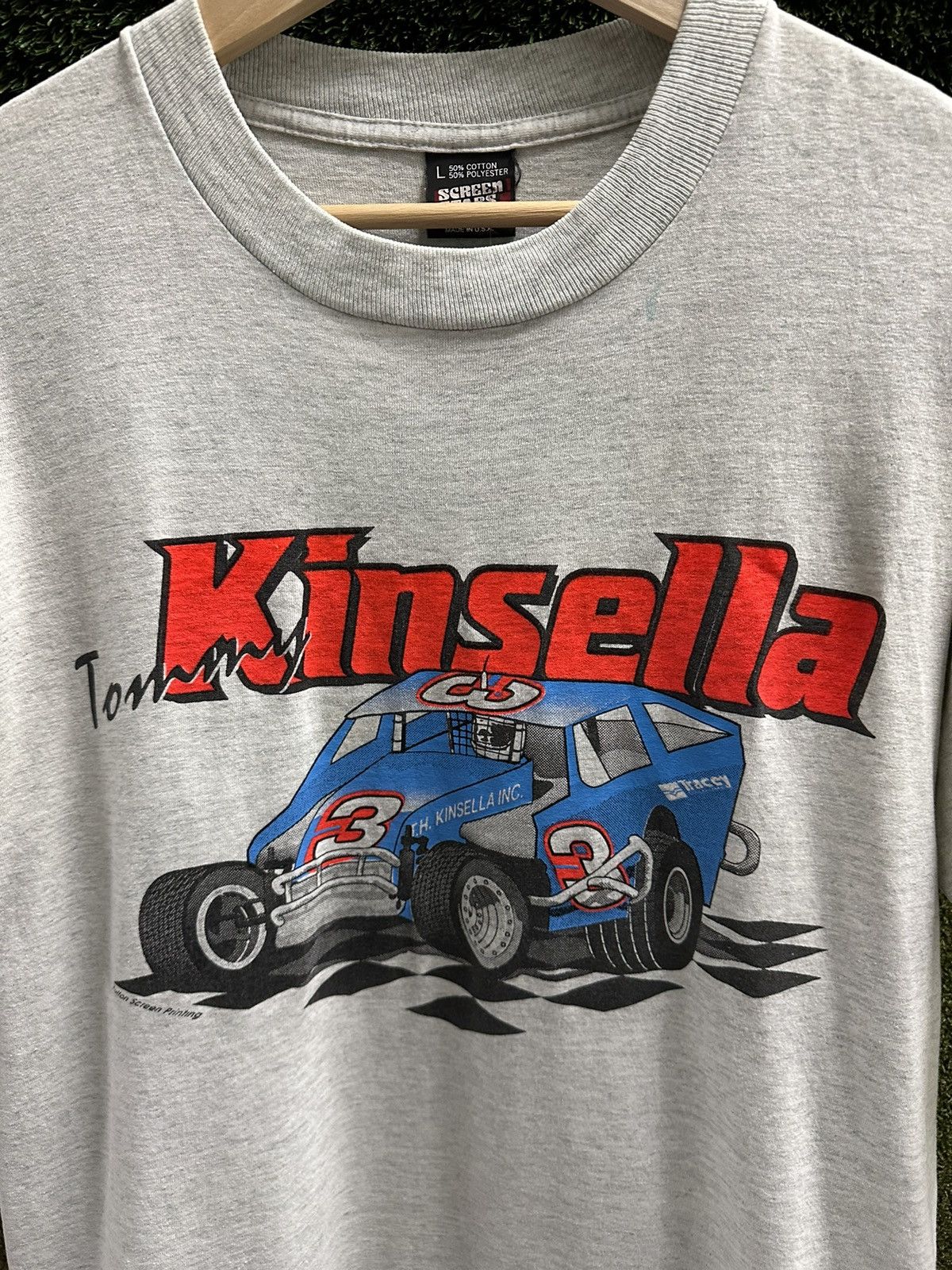 Vintage Vintage Tommy Kinsella Racing T-shirt Large Size US L / EU 52-54 / 3 - 4 Thumbnail