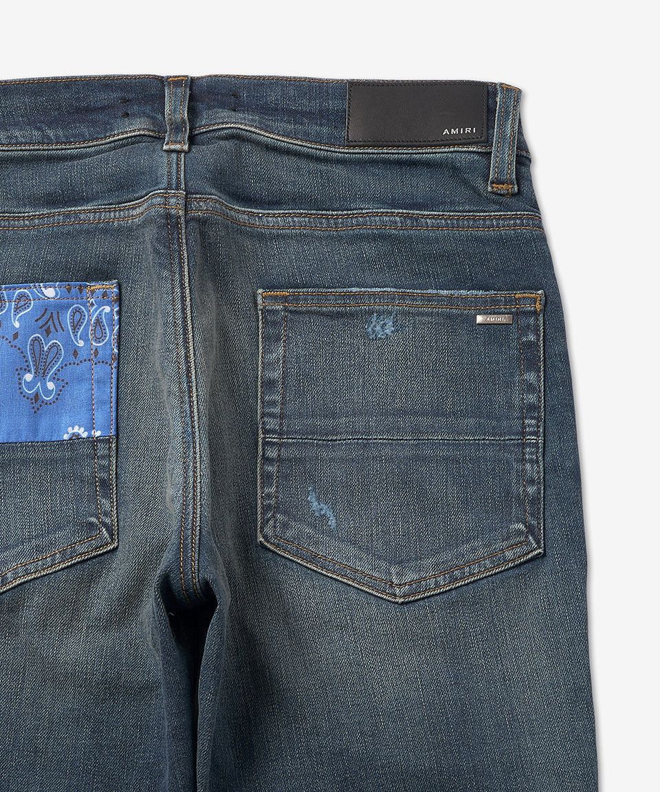 Amiri bandana art patch jeans Size US 34 / EU 50 - 4 Thumbnail