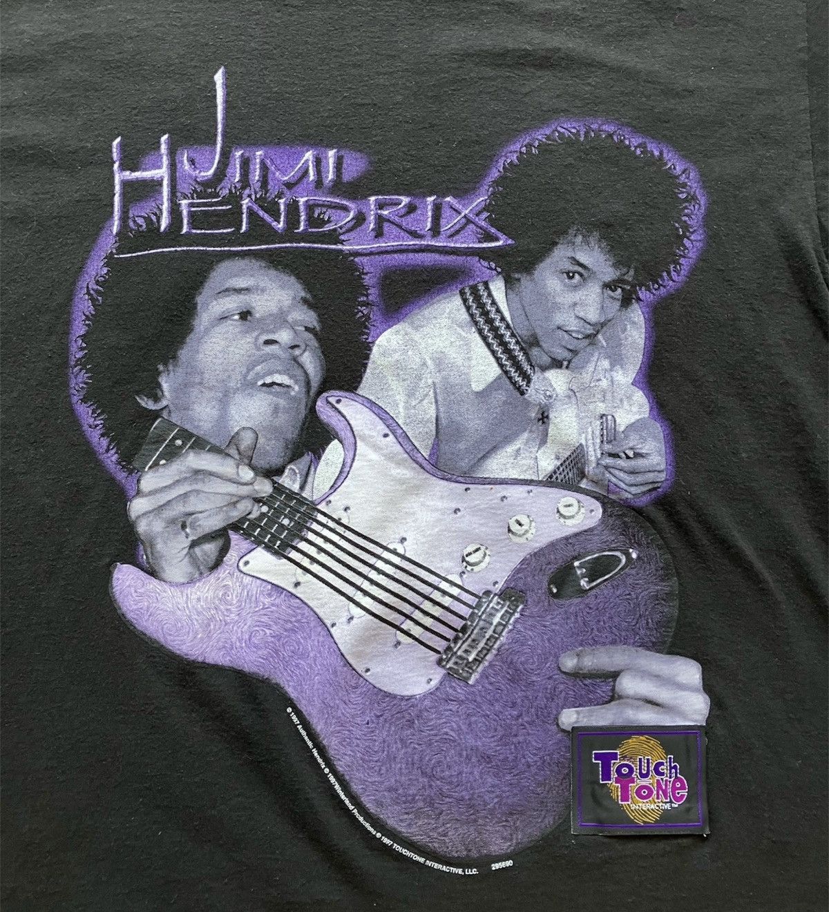 Rap Tees 1997 Jimi Hendrix Tee T-Shirt Touch Tone VTG 90s vintage Size US L / EU 52-54 / 3 - 5 Thumbnail