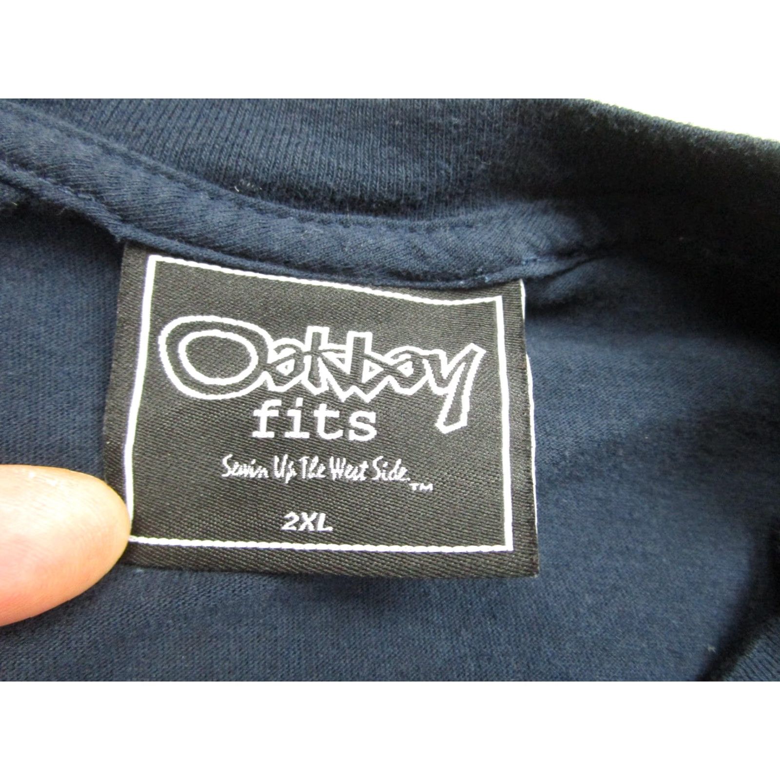 Vintage Oakbay Shirt Mens 2XL Black Los Angeles 1994 Hip Hop Rap Graphic LBC Snoop USA Size US XXL / EU 58 / 5 - 6 Thumbnail