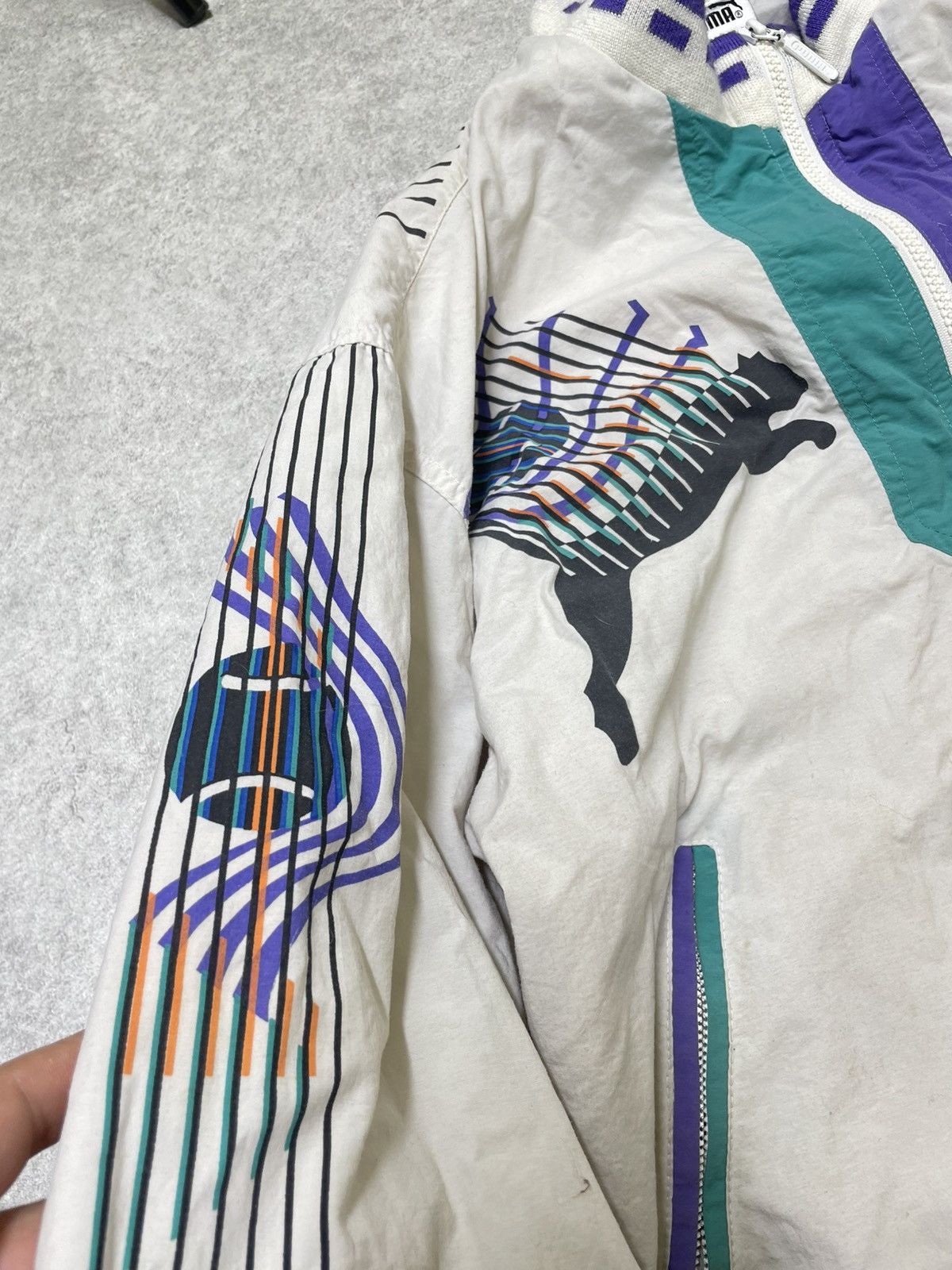 Puma × Vintage Vintage Puma Windbreaker — Davis Cup Edition Size US L / EU 52-54 / 3 - 5 Thumbnail