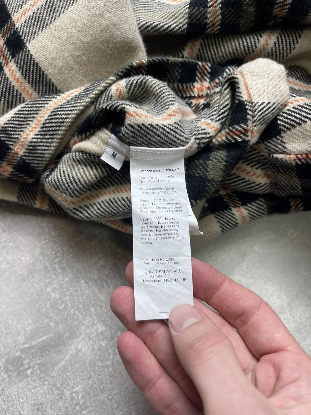 Universal Works Universal Works Heavy Utility Check Shirt Charcoal Plaid Size US M / EU 48-50 / 2 - 10 Thumbnail