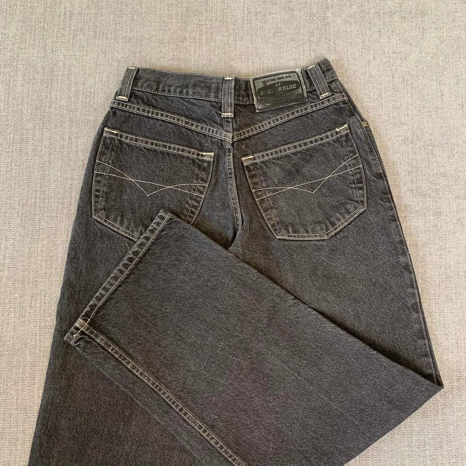 Anchor Blue Y2K Anchor Blue Beyond Baggy Black Denim Jeans Size US 28 / EU 44 - 1 Thumbnail