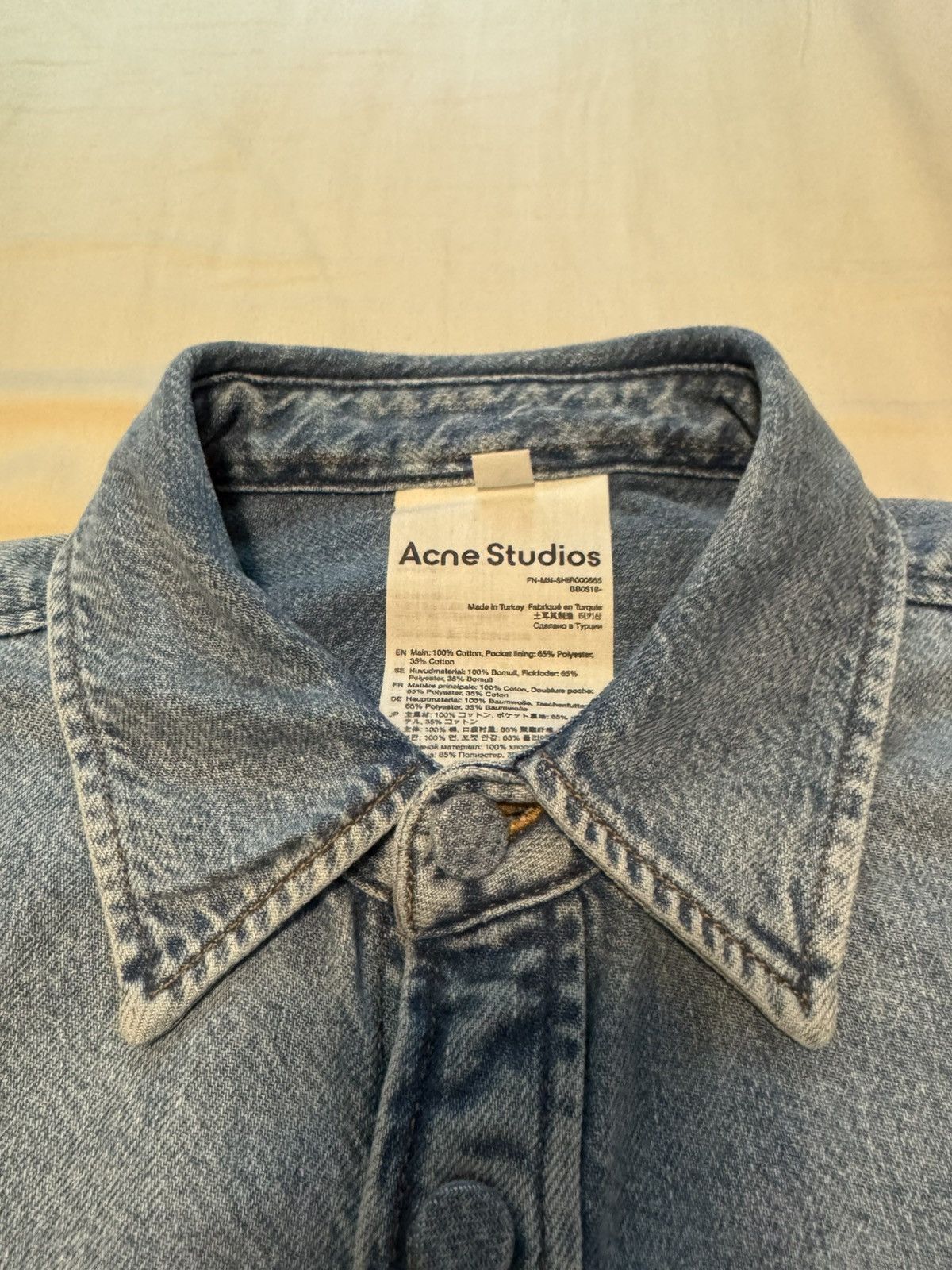 Acne Studios Acne studios denim shirt Size US L / EU 52-54 / 3 - 9 Thumbnail