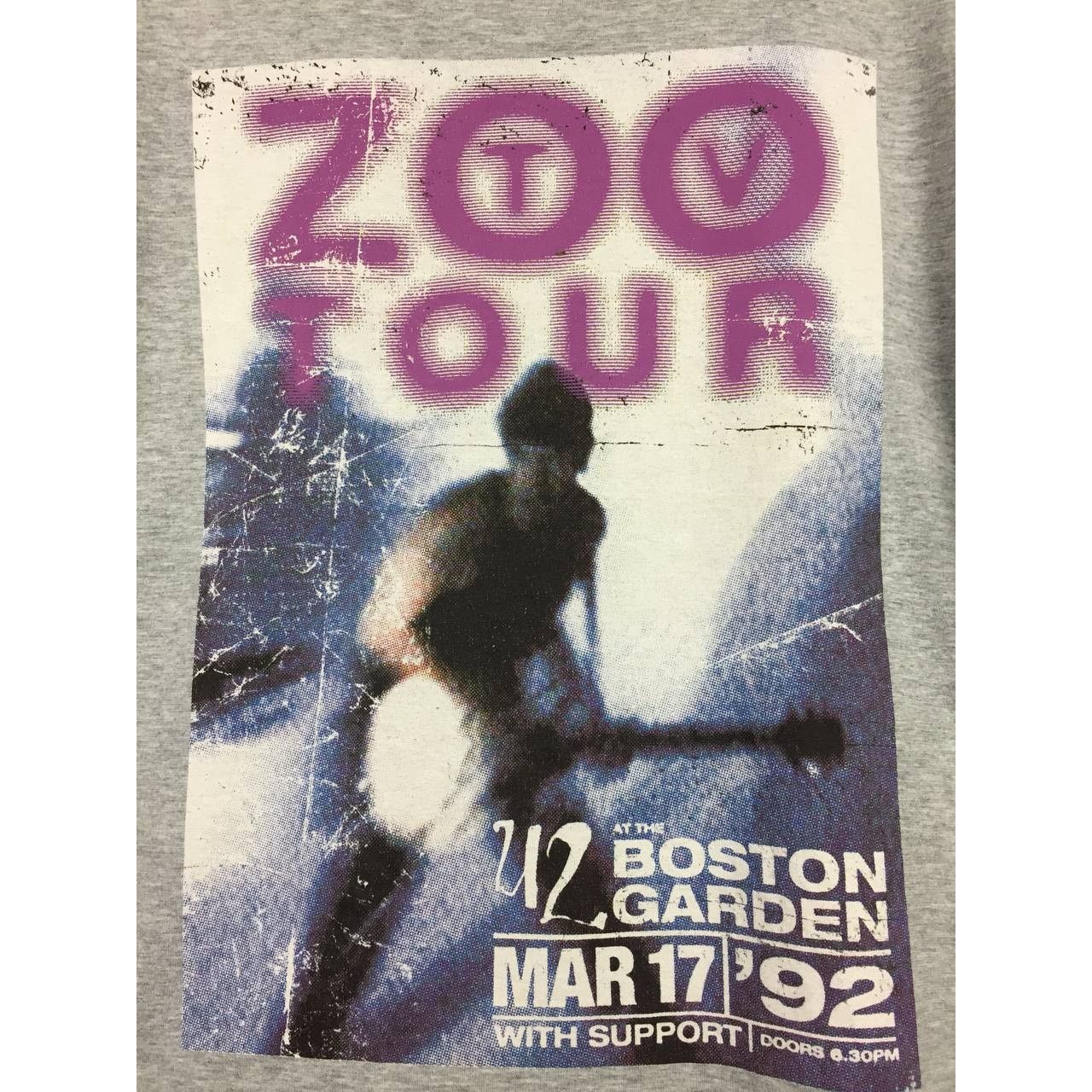 Band Tees × Uniqlo Uniqlo U2 Rock Band Zoo TV Tour Boston Garden Tee Size US M / EU 48-50 / 2 - 4 Thumbnail