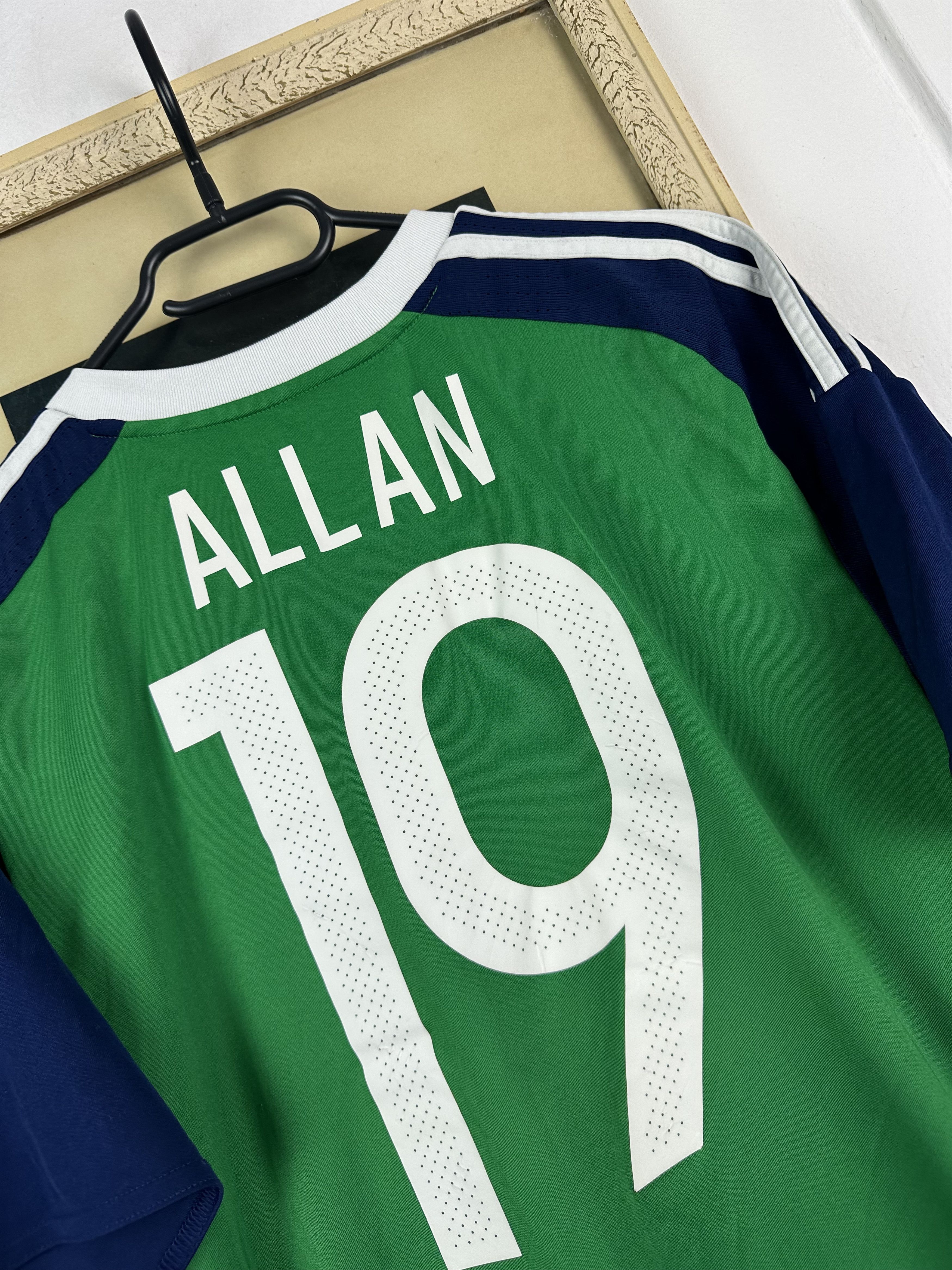Adidas Northern Ireland football shirt 2015 #19 Allan Adidas Jersey Size US L / EU 52-54 / 3 - 15 Thumbnail