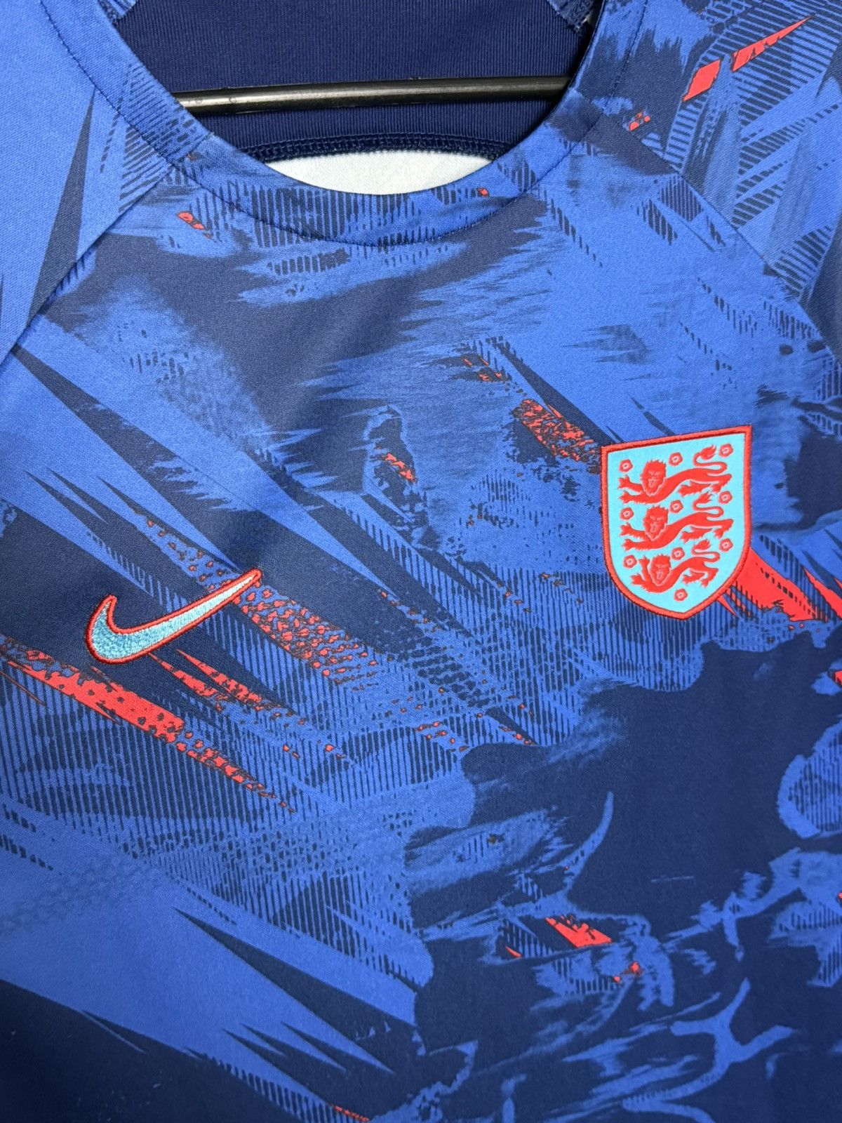 Nike England National Team Training Football Soccer Jersey Shirt Size US L / EU 52-54 / 3 - 3 Thumbnail