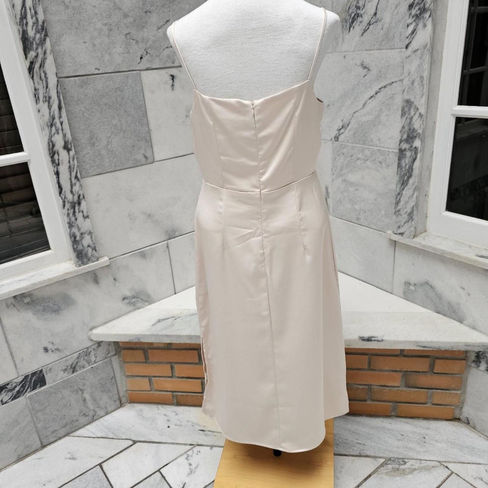Designer Sam Edelman Women's Cream Dress Size M / US 6-8 / IT 42-44 - 3 Thumbnail