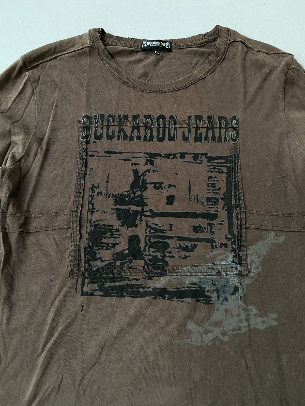BUCKAROO VINTAGE BUCKAROO Longsleeve Tshirt Size US XL / EU 56 / 4 - 2 Thumbnail