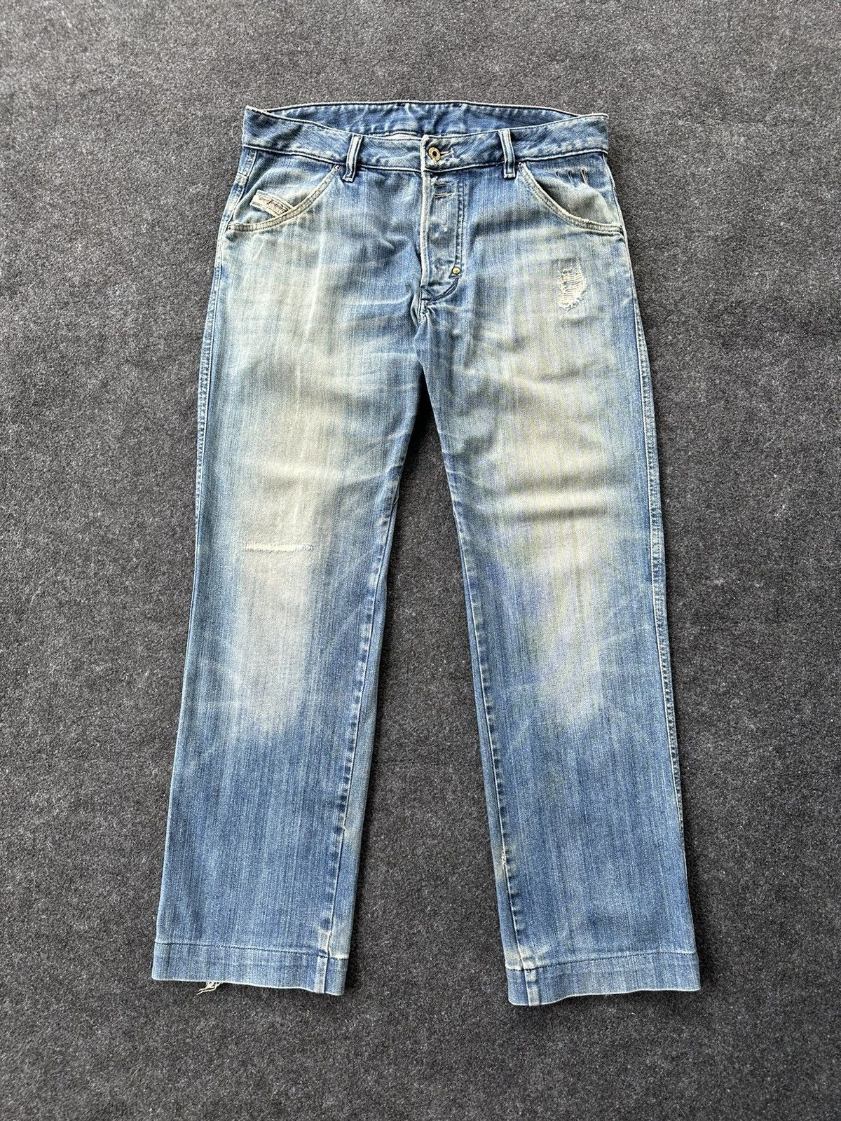Diesel Vintage Diesel Industries Faded Wash Denim Size 31 D100 Size US 31 - 1 Thumbnail
