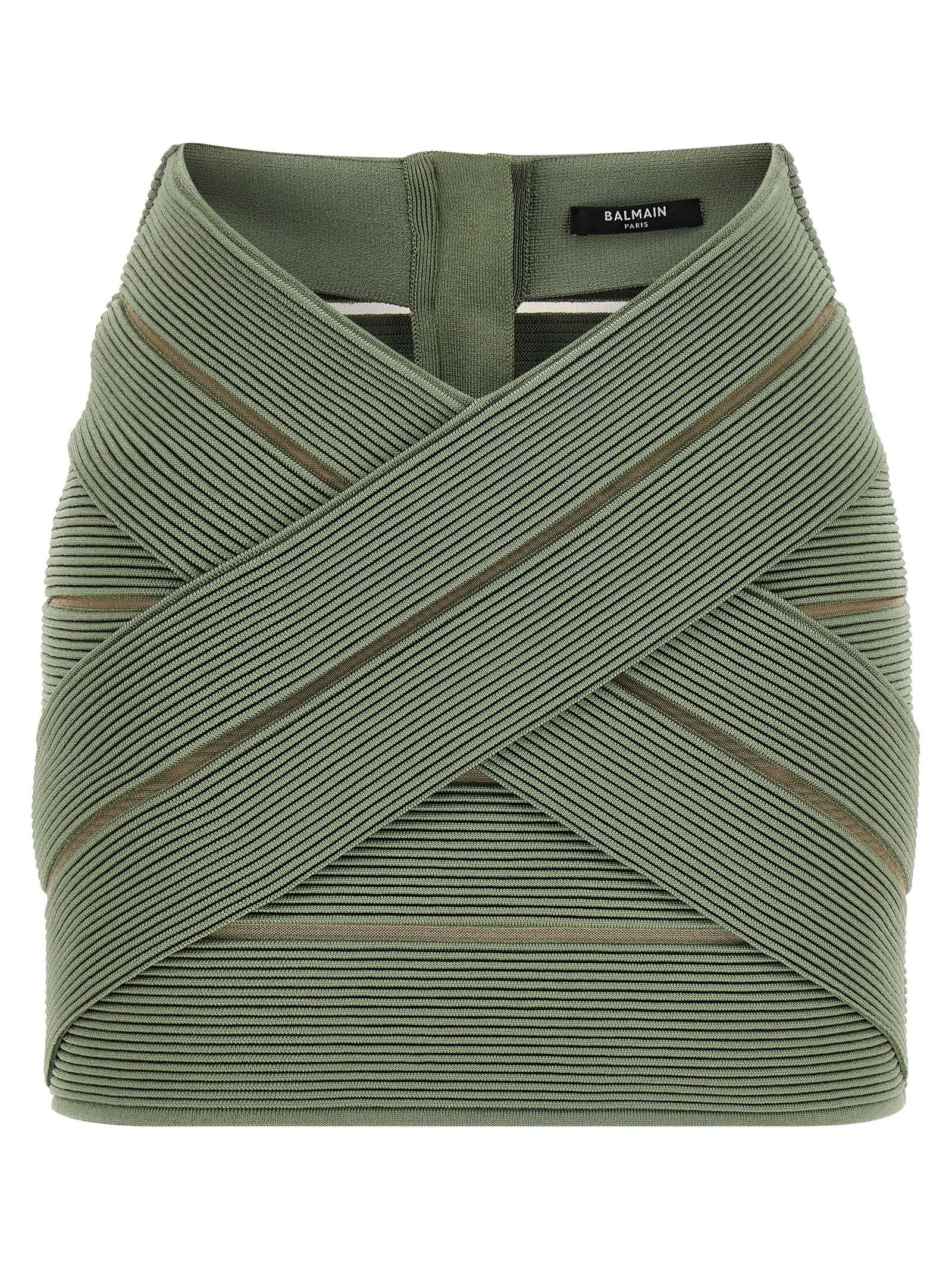 Balmain V-shaped waist skirt Size 27" / US 4 / IT 40 - 1 Thumbnail
