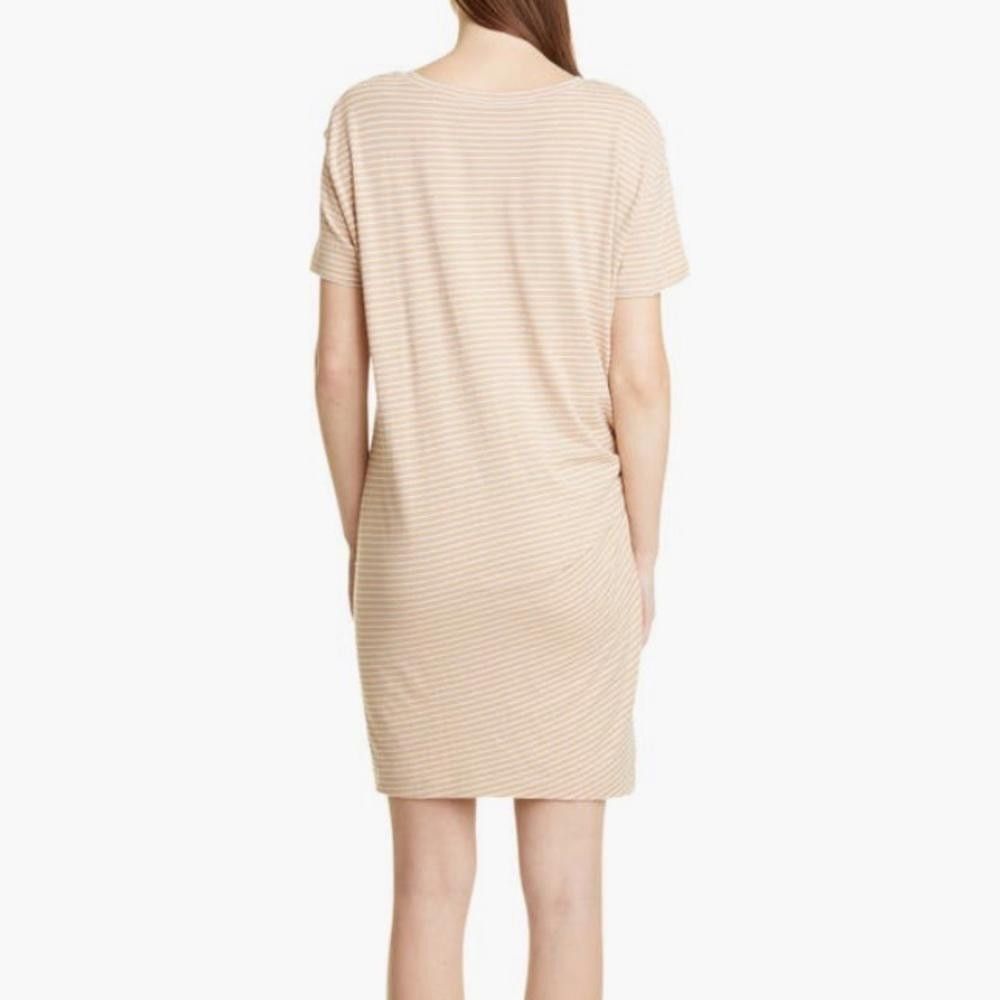 Vince NWT Vince Classic Stripe Tie Shirt Dress Size XL / US 12-14 / IT 48-50 - 2 Thumbnail