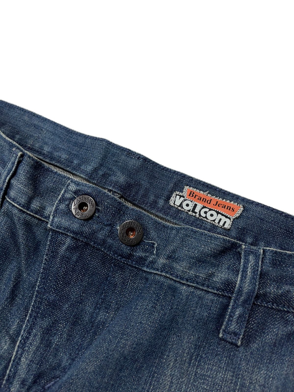 Vintage × Volcom Vintage y2k Volcom Low Rise Jeans Skateboarding Size 33" - 7 Thumbnail