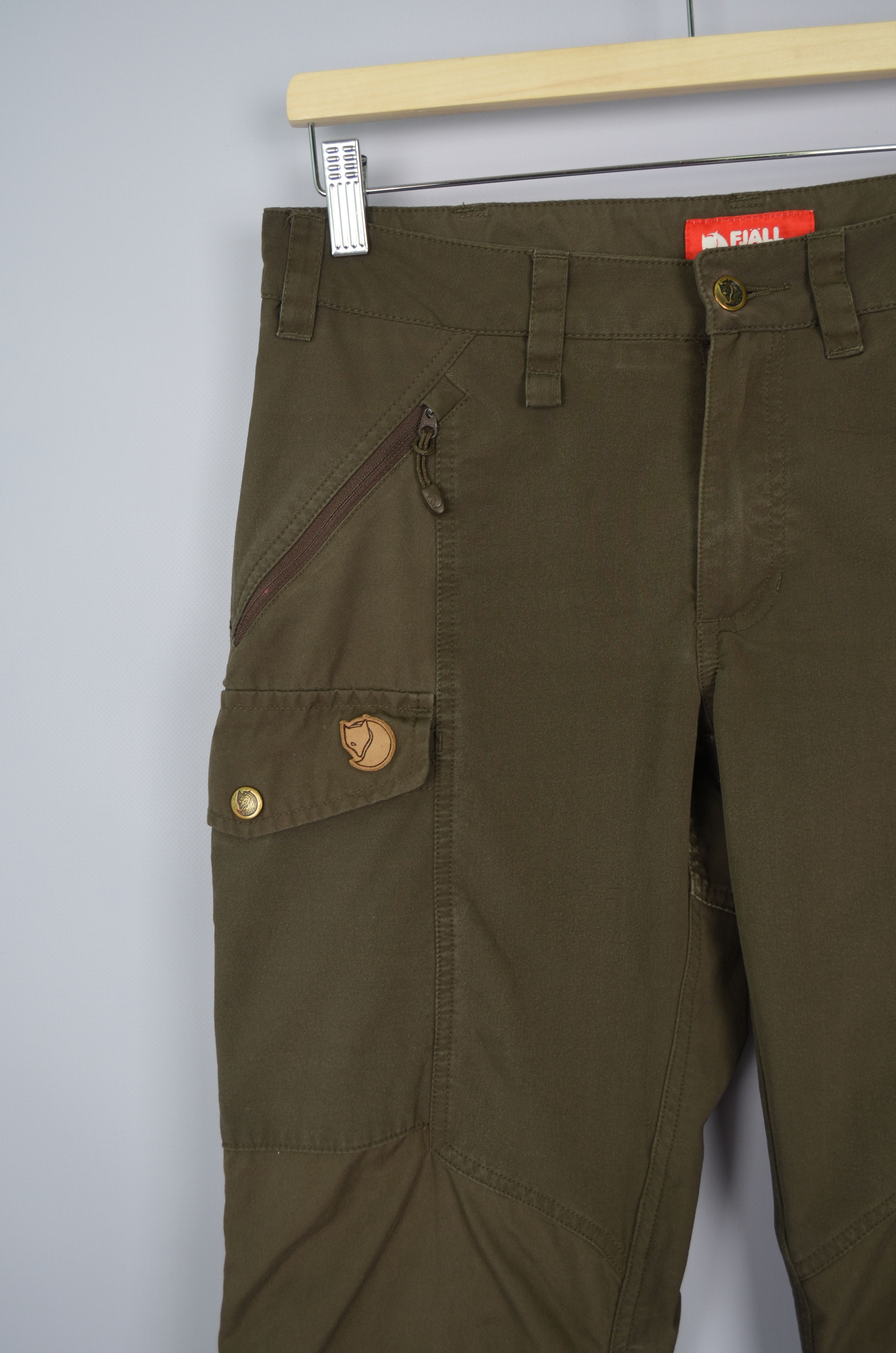 Fjallraven Fjallraven Nikka Regular Fit Mid Waist Pants Size EU38 W29 Size 29" - 4 Thumbnail