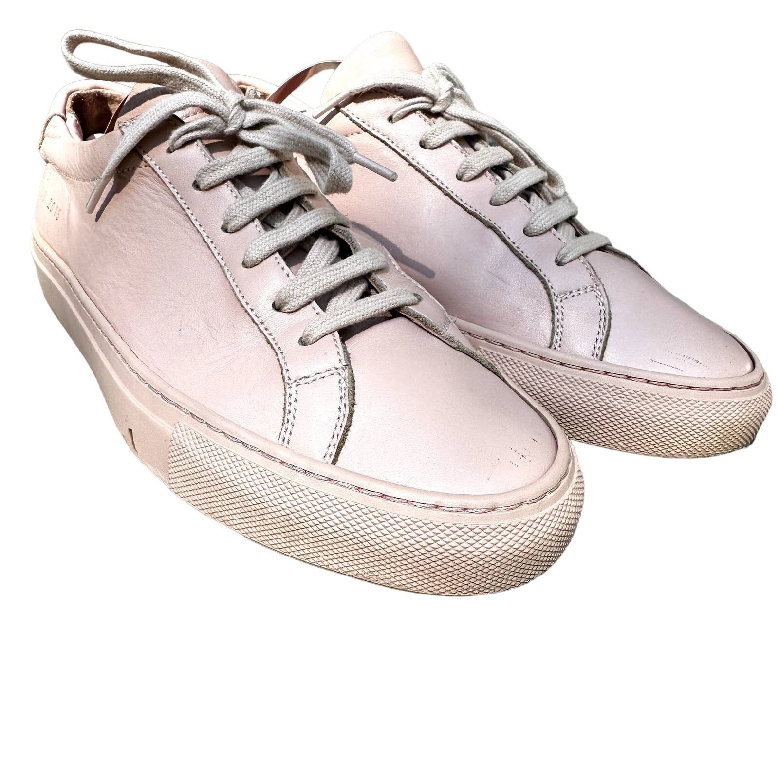 Common Projects Common Projects Original Achilles Sneakers Leather Blush 7.5 Size US 7.5 / IT 37.5 - 2 Thumbnail