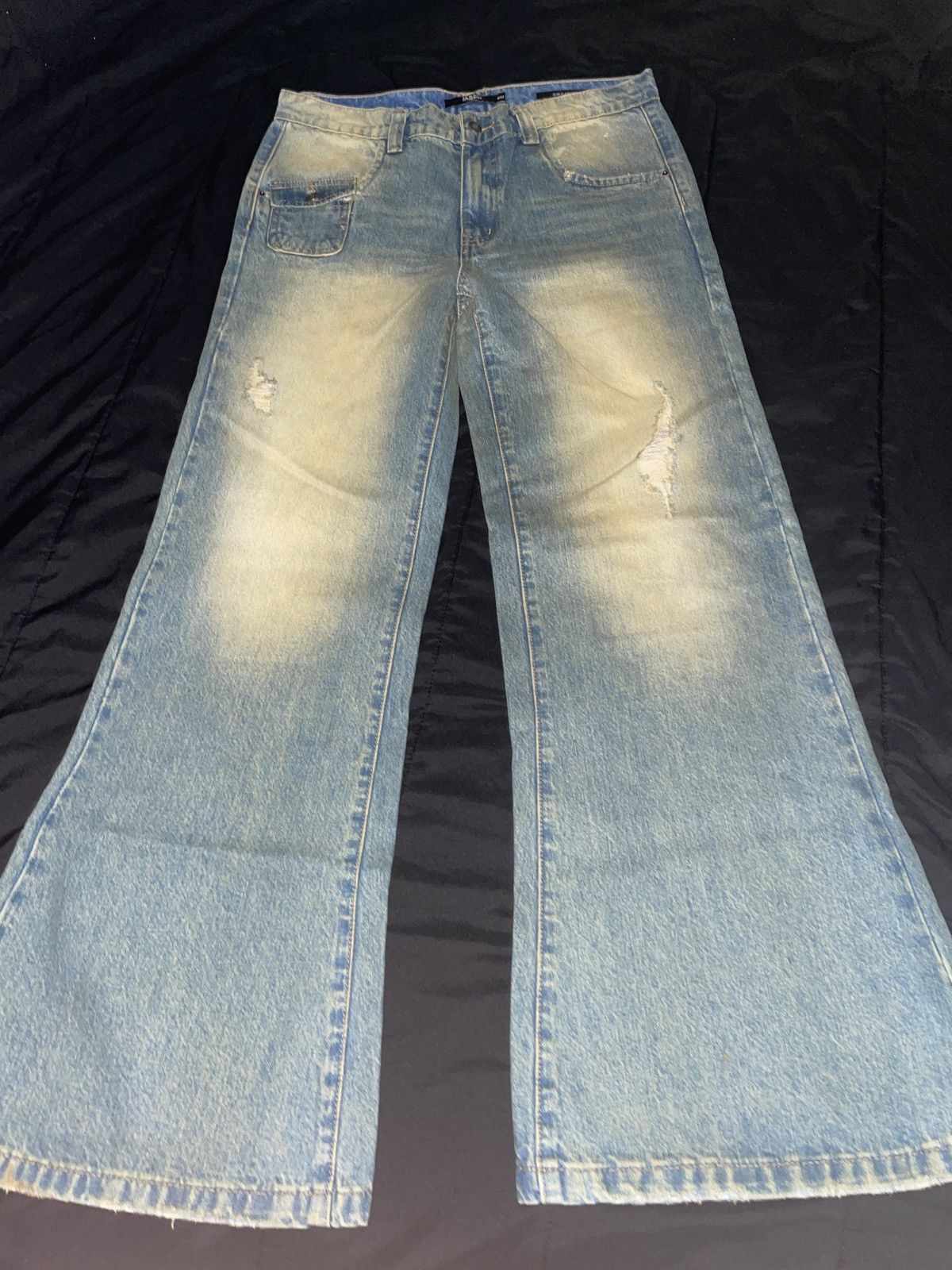Jaded London SAND WASH BLAZE DENIM | Grailed