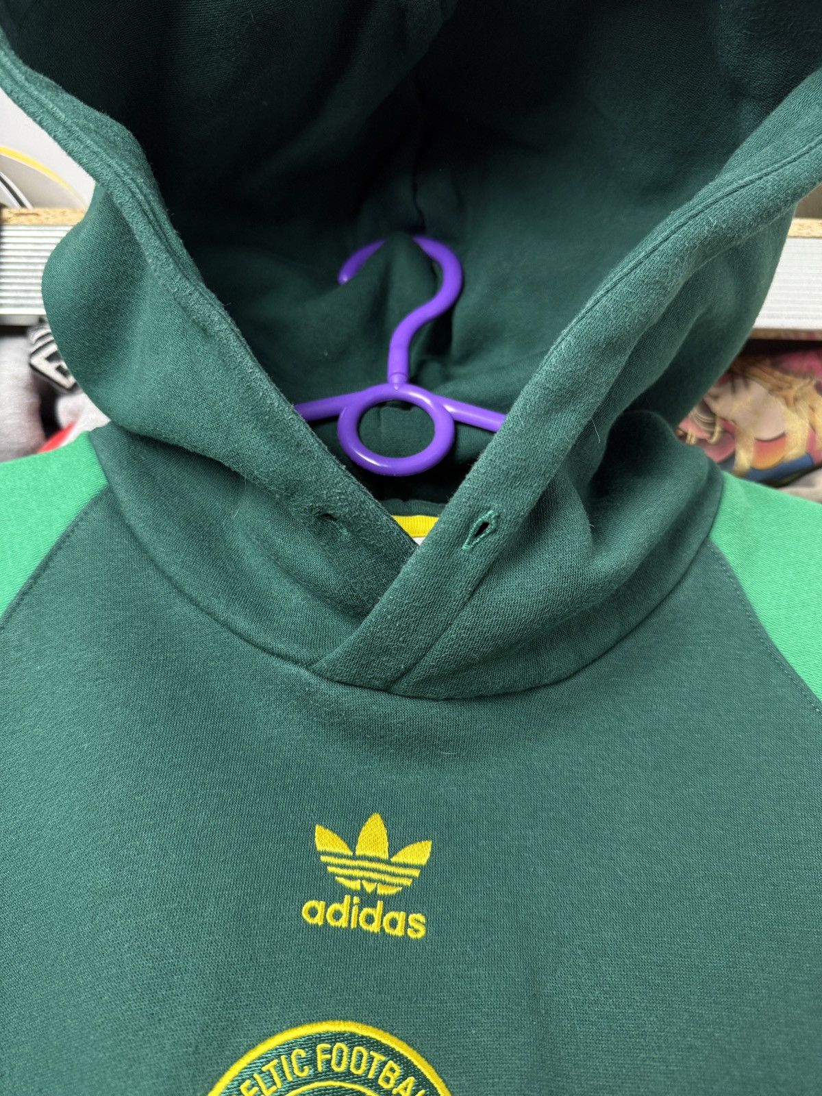 Adidas Adidas Center Logo Celtic Hoodie Size US S / EU 44-46 / 1 - 12 Thumbnail