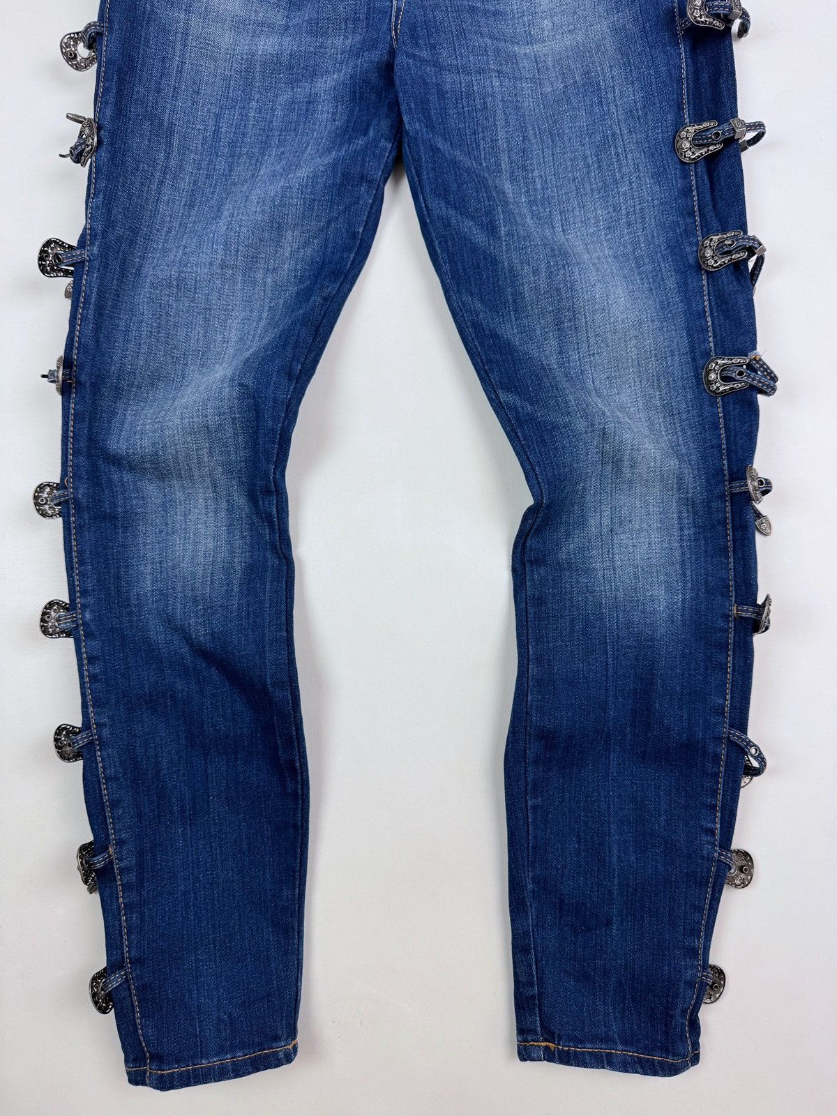 True Religion True Religion Halle Multi Buckle Skinny Women’s Jeans Size 30" / US 8 / IT 44 - 2 Thumbnail