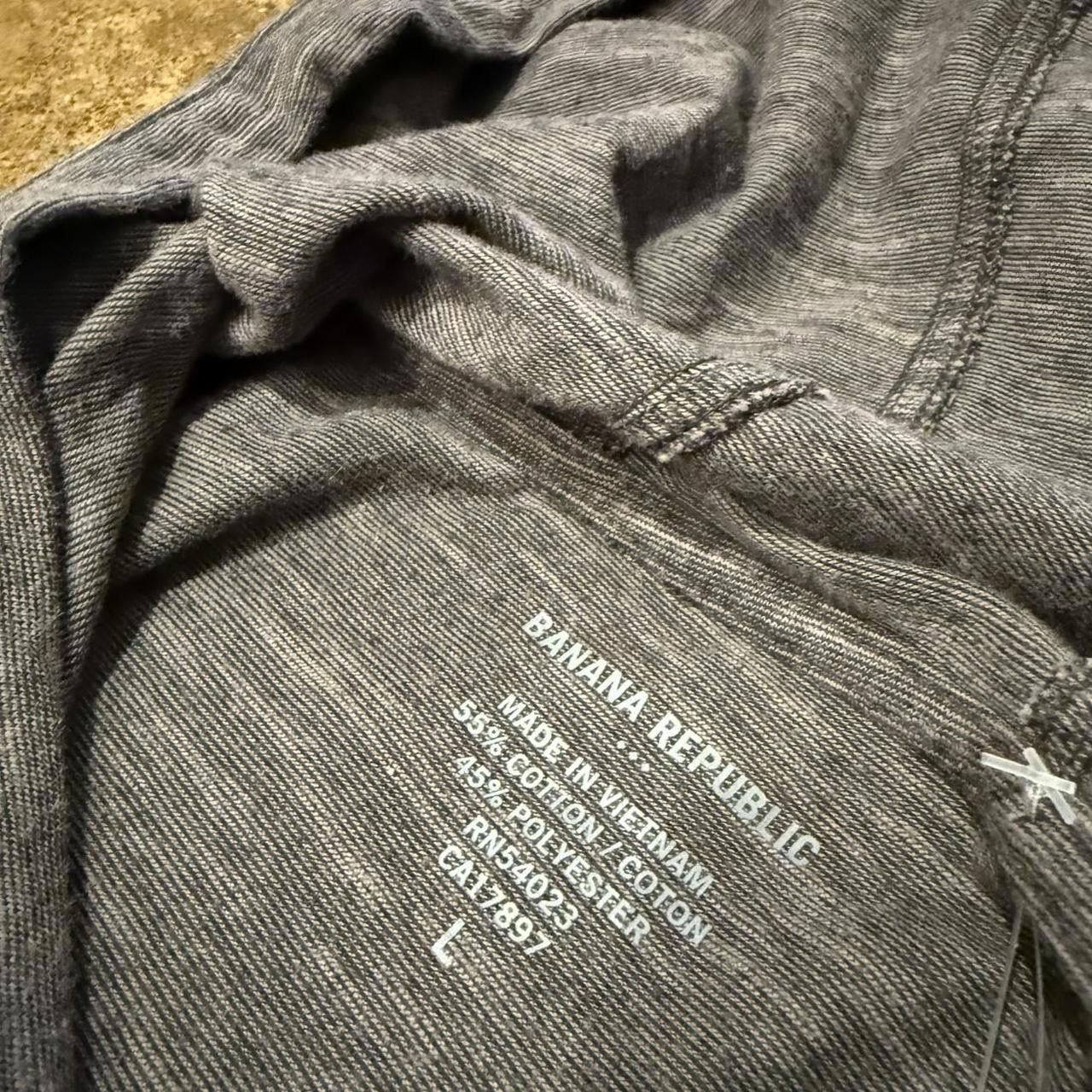 Banana Republic Banana Republic Men's Grey and Black Hoody Size US L / EU 52-54 / 3 - 4 Thumbnail