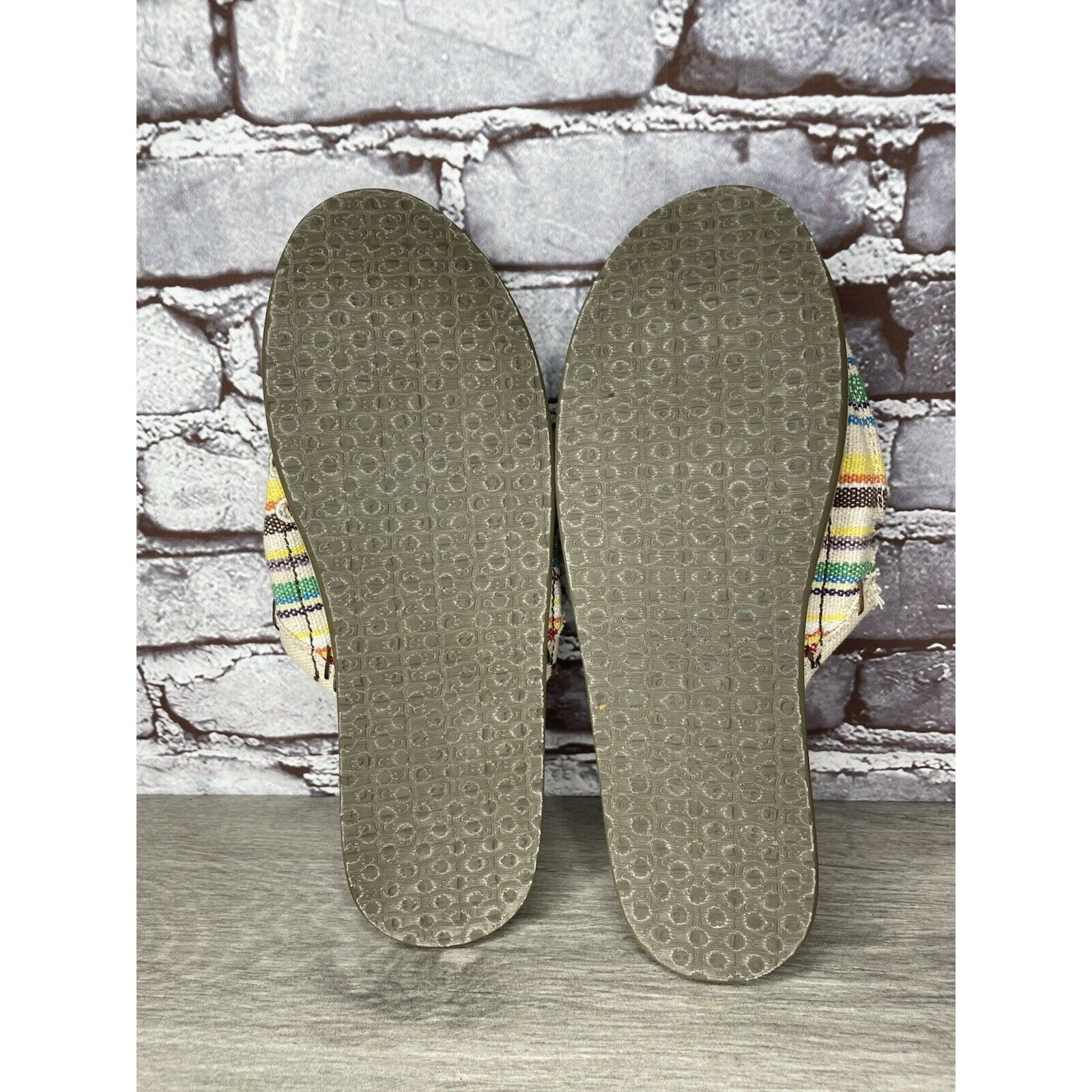 Sanuk Sanuk You Got My Back Canvas Slip On Multicolor Mules Womens Size US 10 / IT 40 - 7 Thumbnail