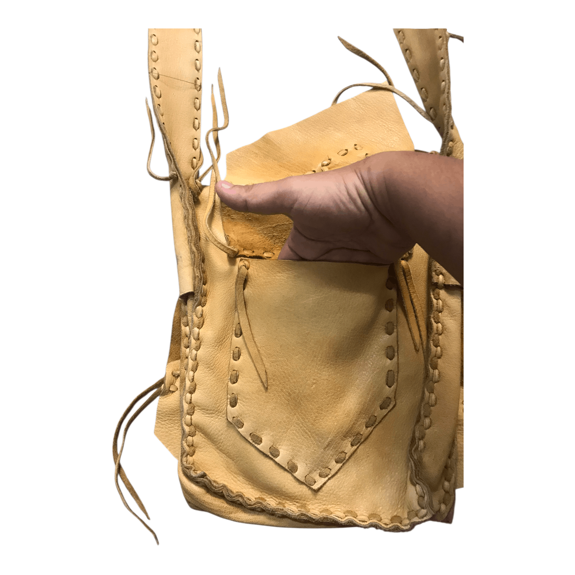 Cowboy Equipment Handmade Leather Like Cowboy Sling Bag Size ONE SIZE - 5 Thumbnail