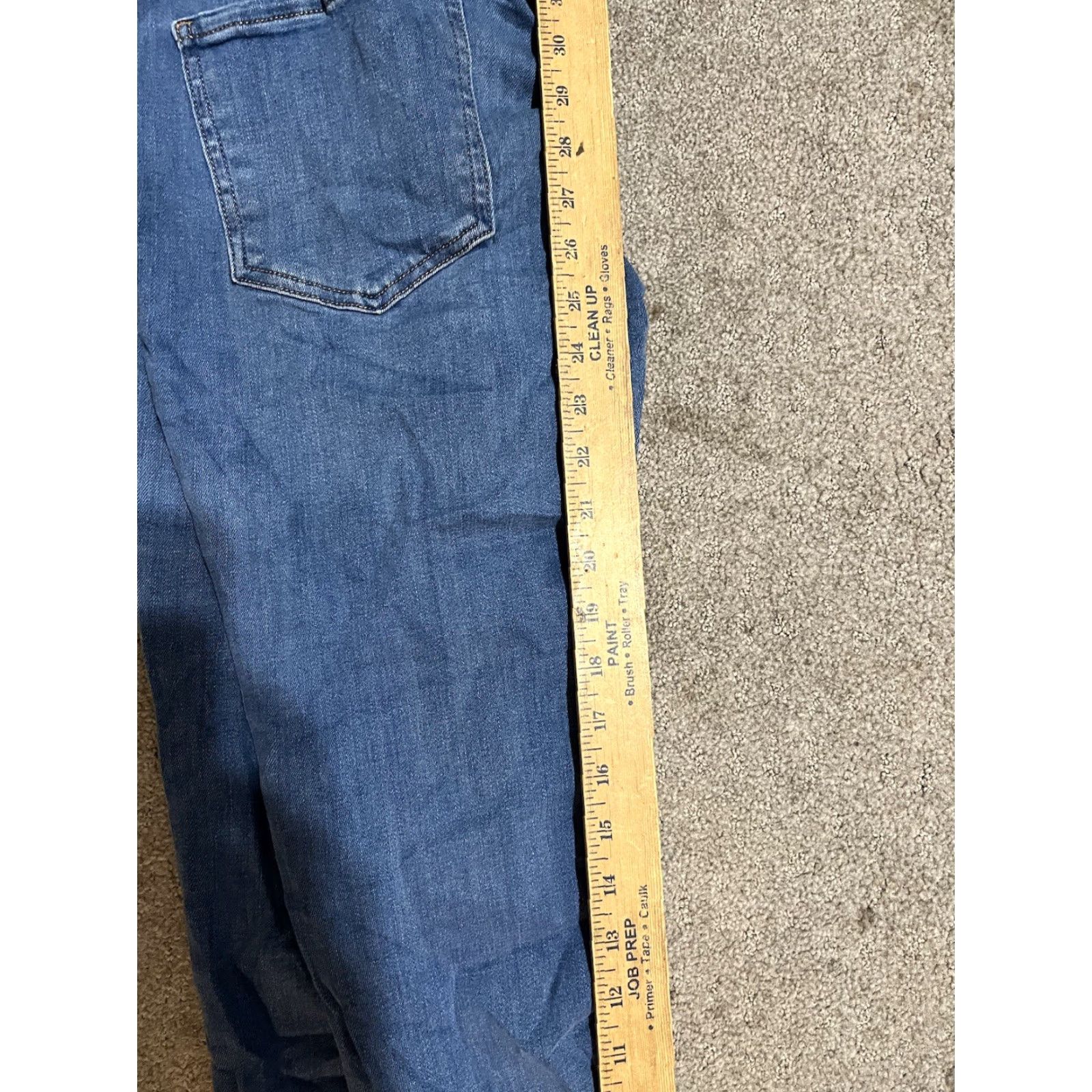 Express Express Womens Skinny High Rise Stretch Legging Pants~Size 4R Blue Career Size 27" / US 4 / IT 40 - 7 Thumbnail