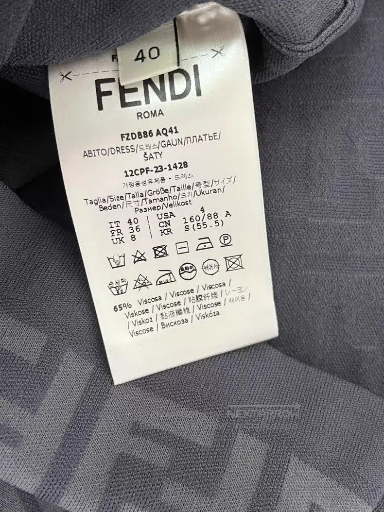 Fendi Fendi All-over Printed Dress Size XS / US 0-2 / IT 36-38 - 5 Thumbnail
