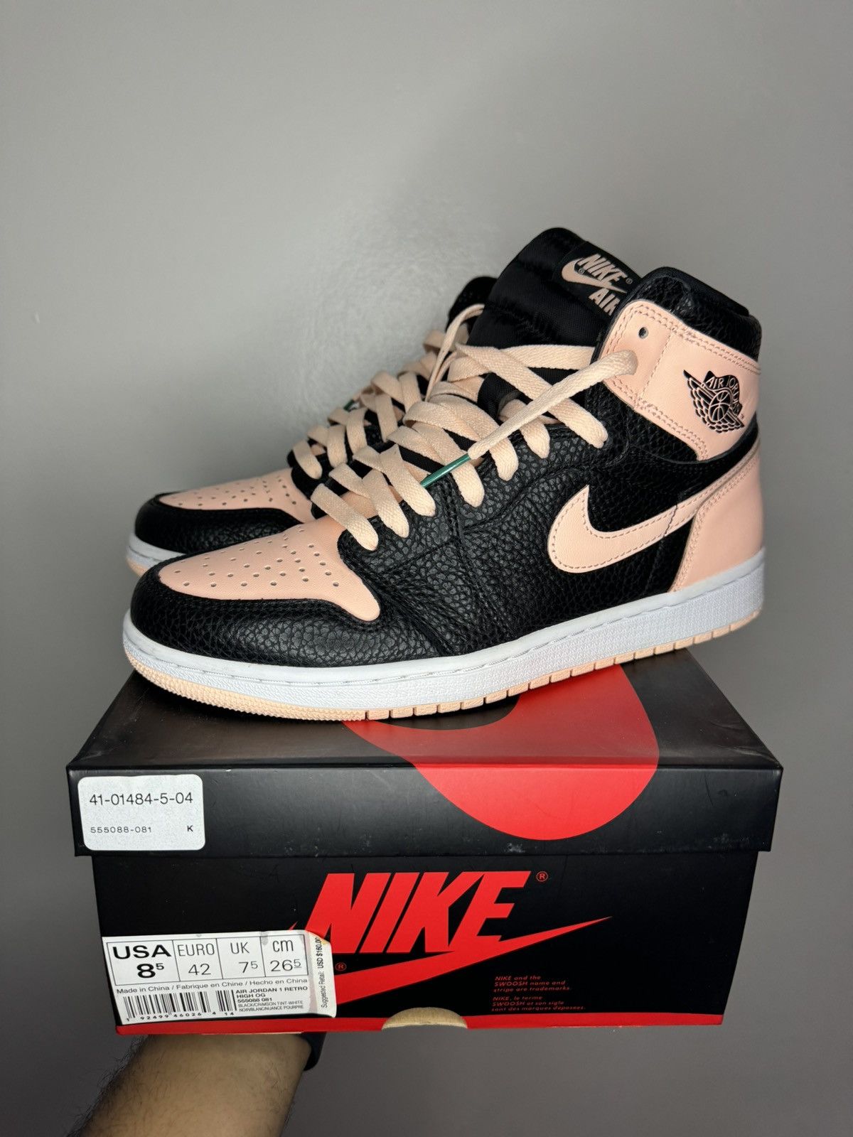 Jordan Brand × Nike Air Jordan 1 high Crimson tint Size US 8.5 / EU 41-42 - 3 Thumbnail