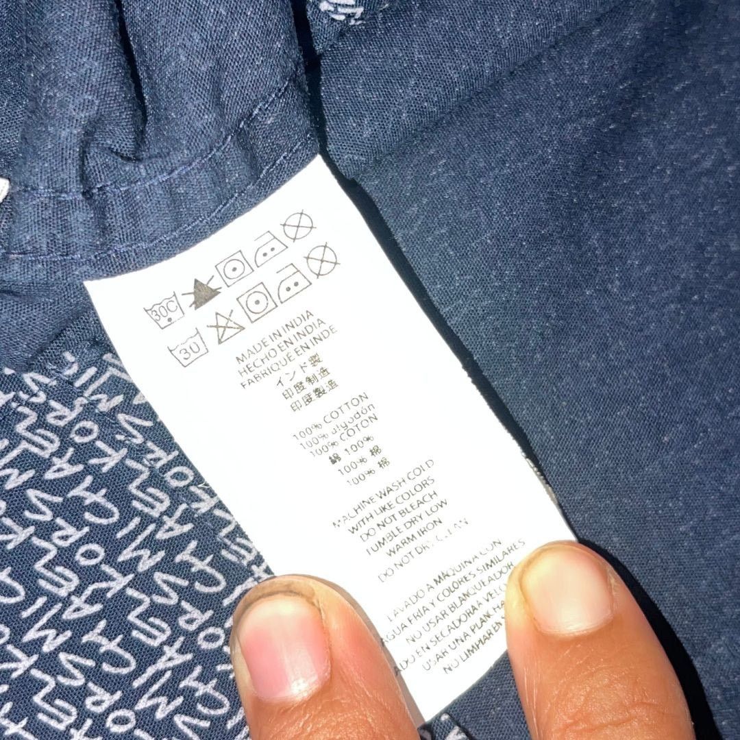 Michael Kors All over Logo Classic Fit Button Down Long Sleeve Shirt LG Size US M / EU 48-50 / 2 - 4 Thumbnail
