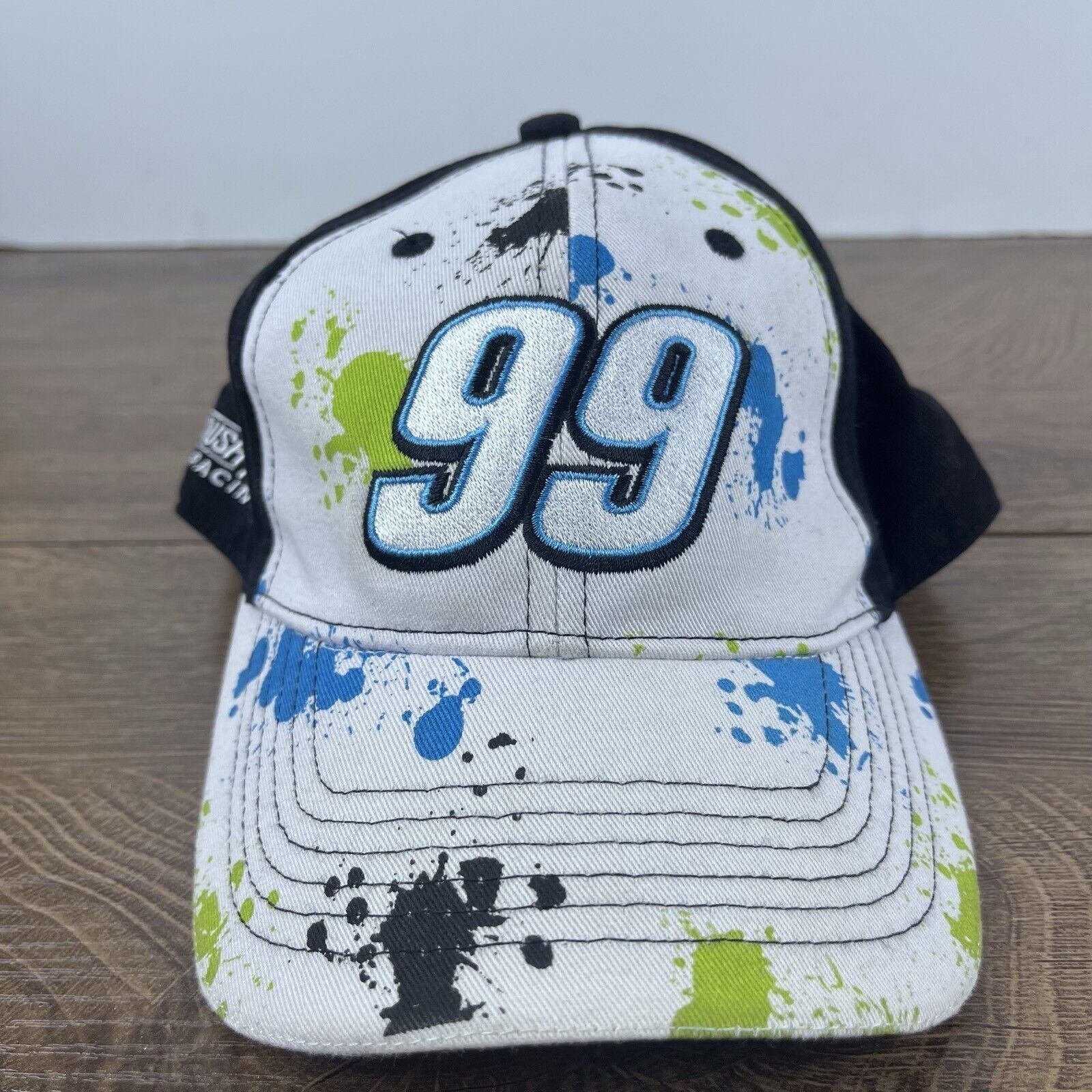 Other Carl Edwards 99 Hat NASCAR Hat White Hat Adjustable White Ad Size ONE SIZE - 2 Thumbnail