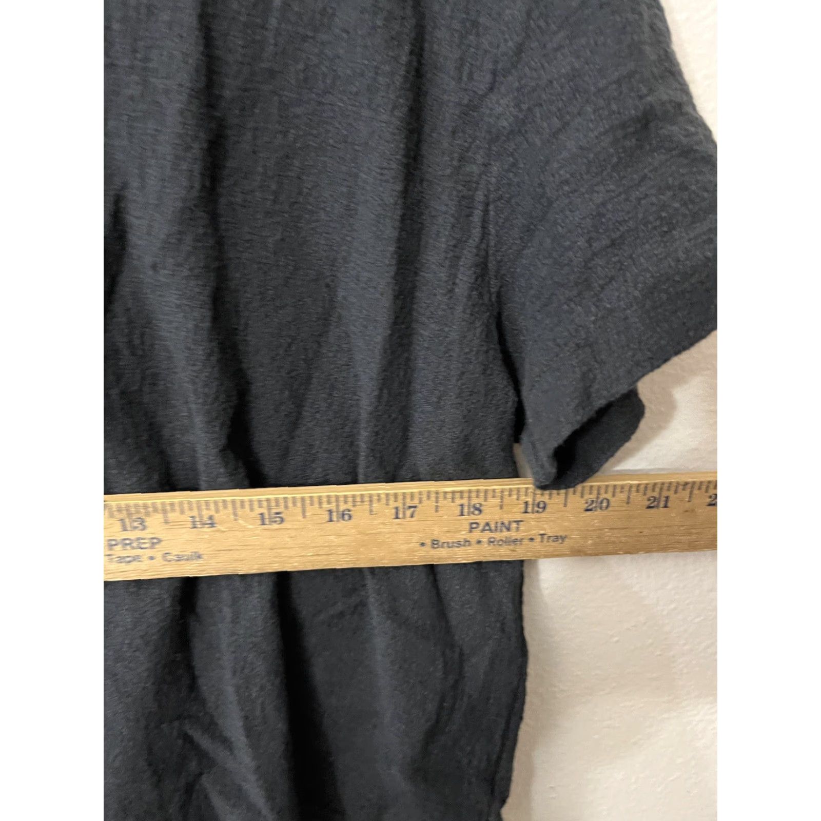 Gap WOMENS GAP Stretch Black Long Sleeve T-Shirt Large Solid Crew Neck Size L / US 10 / IT 46 - 5 Thumbnail