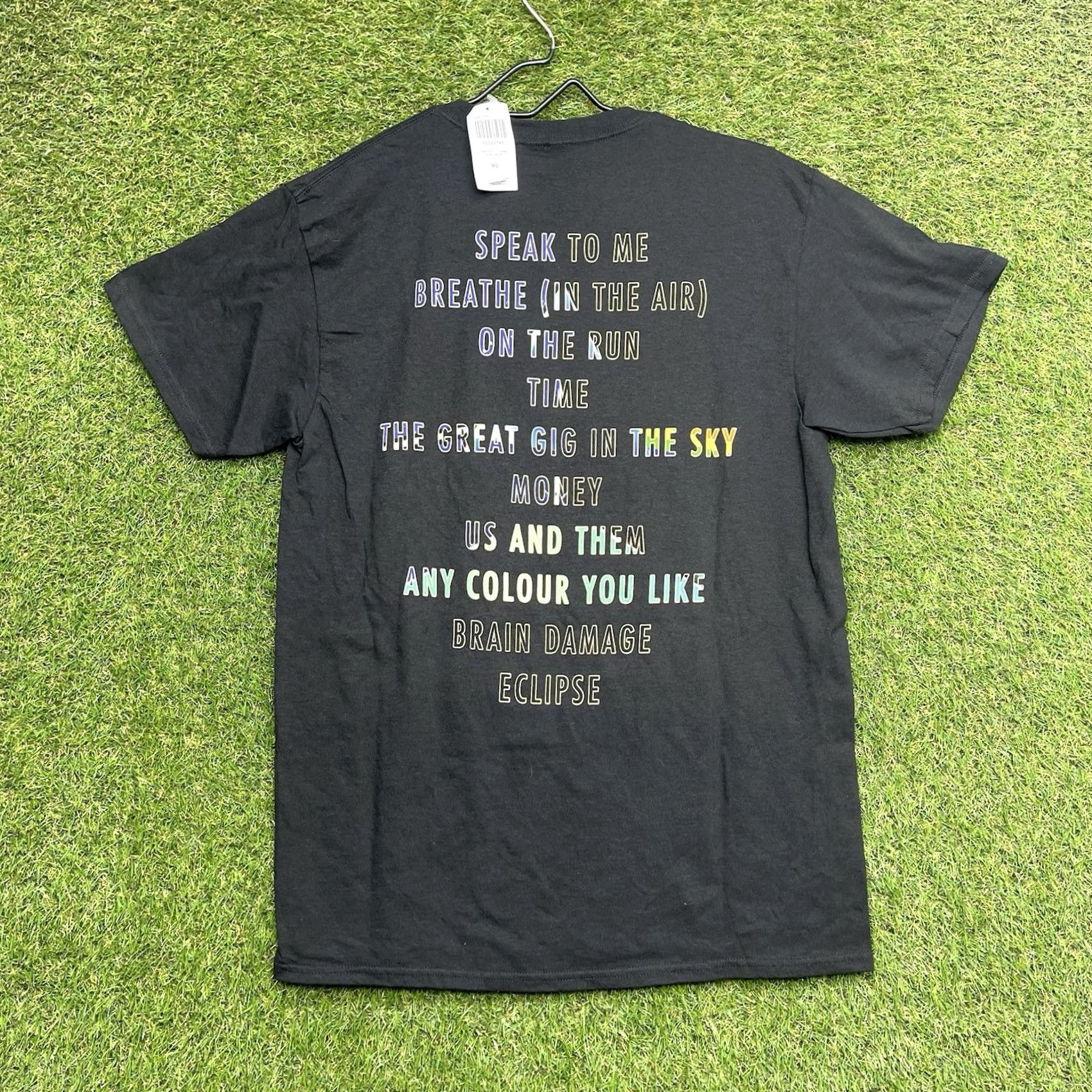 Hot Topic Hot Topic Shirt Mens M T-Shirt Pink Floyd The Dark Side Of The Moon Moon Band NWT Black Cotton Crew Neck Short Sleeve Vintage No Size US M / EU 48-50 / 2 - 2 Thumbnail