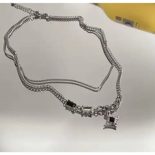 VIBE Star Chain Goth Punk Jewelry Pop Electro Necklace Size ONE SIZE - 6 Thumbnail