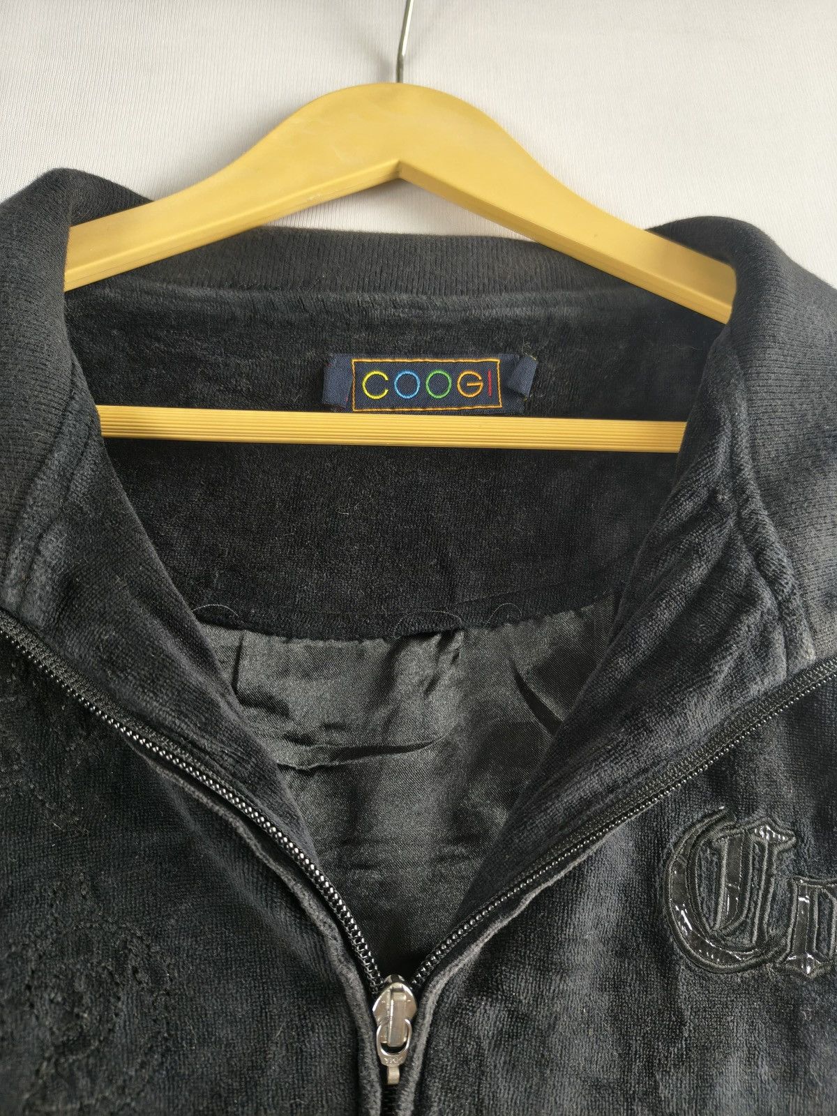 Coogi Coogi Velour Zip Up Jacket Big Logo Y2K (049) Size US L / EU 52-54 / 3 - 7 Thumbnail