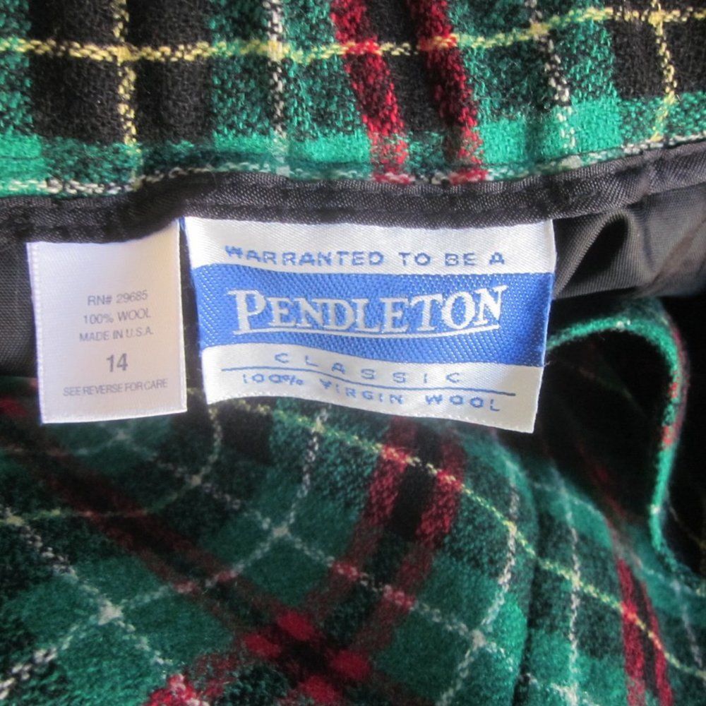 Pendleton Pendleton Vintage Plaid Pants 14 Size 36" / US 14 / IT 50 - 3 Thumbnail